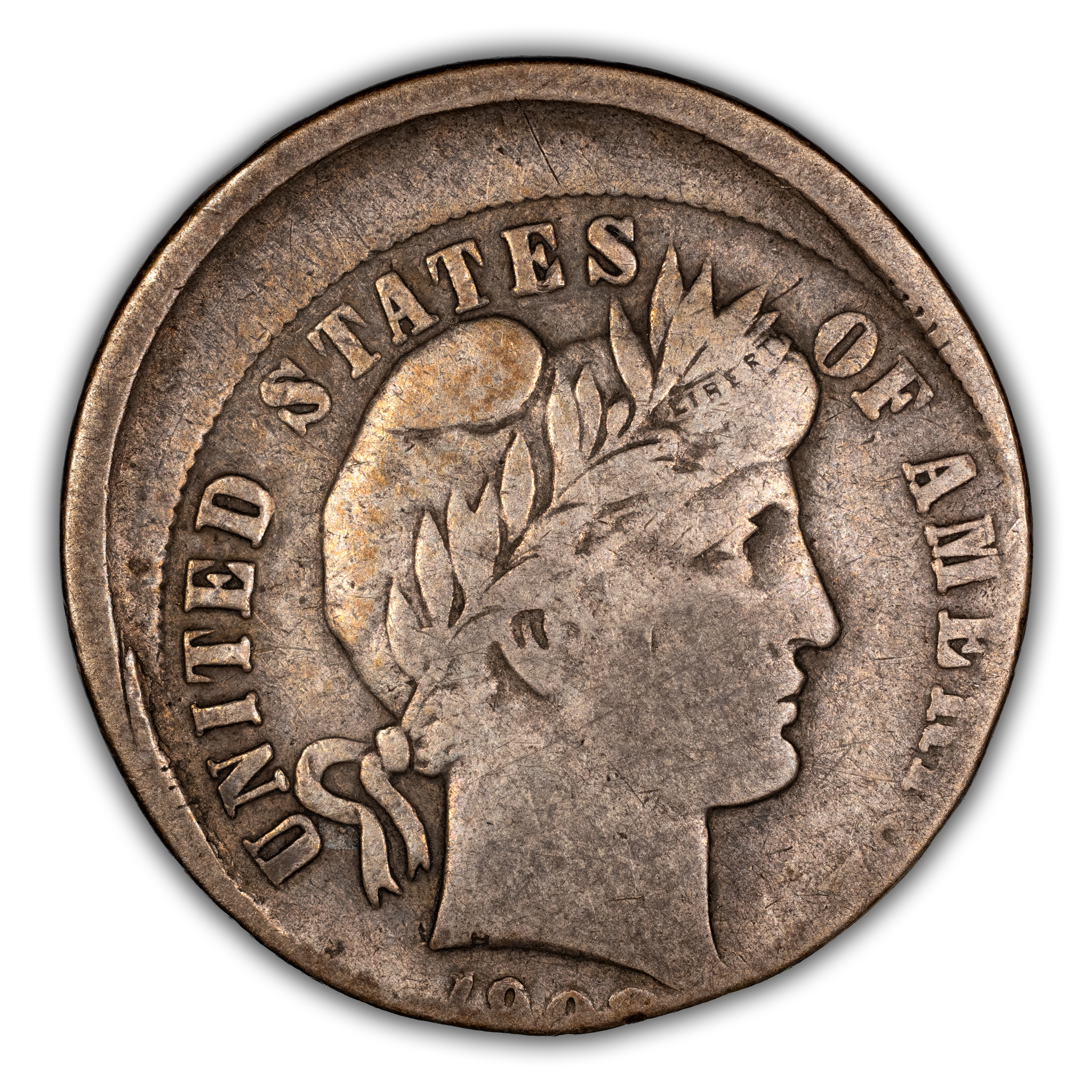 Barber Dime 10c 1892-1916 MS [Type] thumbnail 2