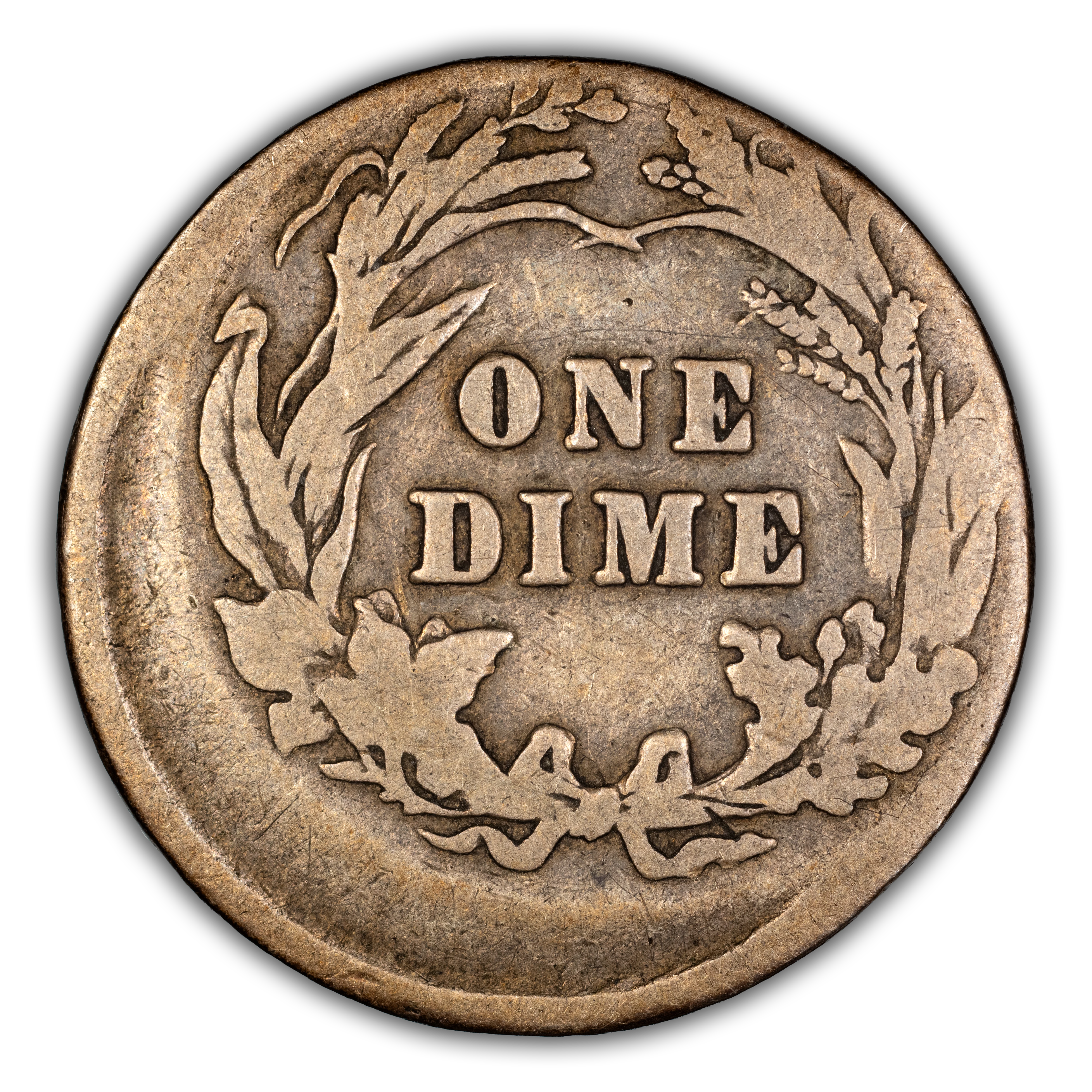 Barber Dime 10c 1892-1916 MS [Type] thumbnail 4