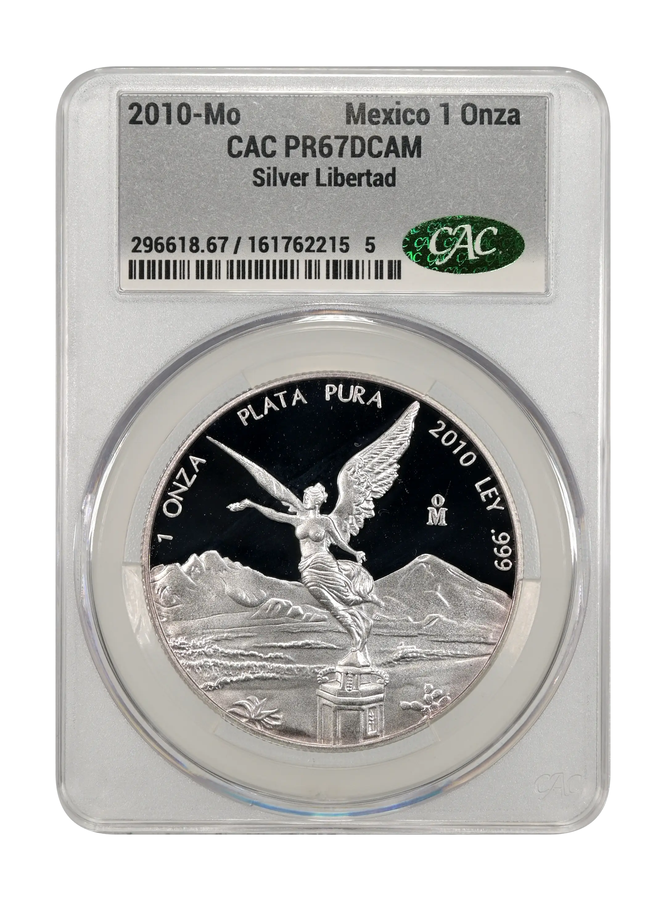 2010-Mo 1 Onza Libertad, Silver PR DCAM