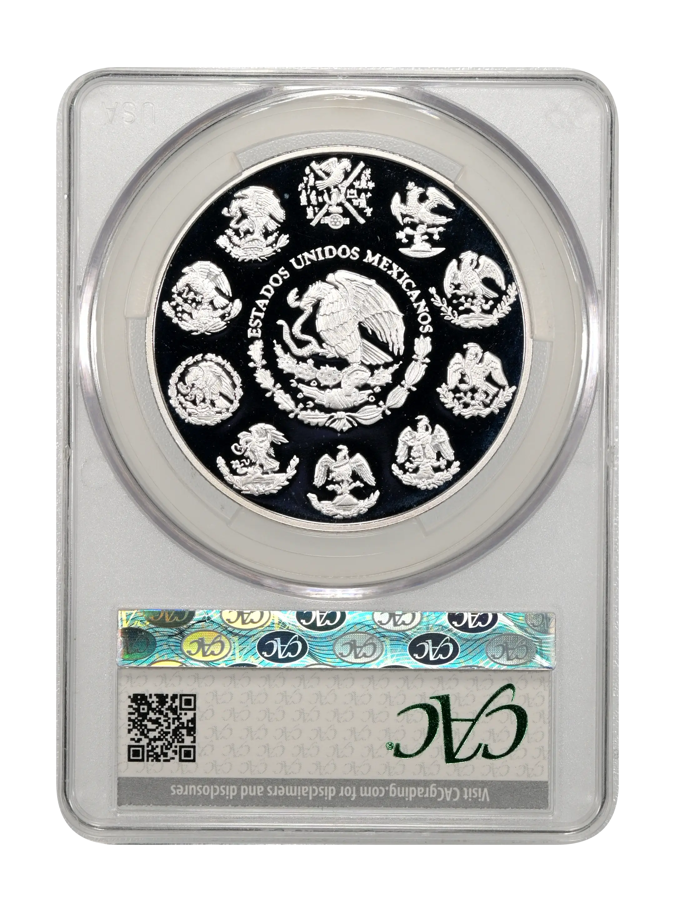 2018-Mo 1 Onza Libertad, Silver PR DCAM (KM-639) thumbnail 4