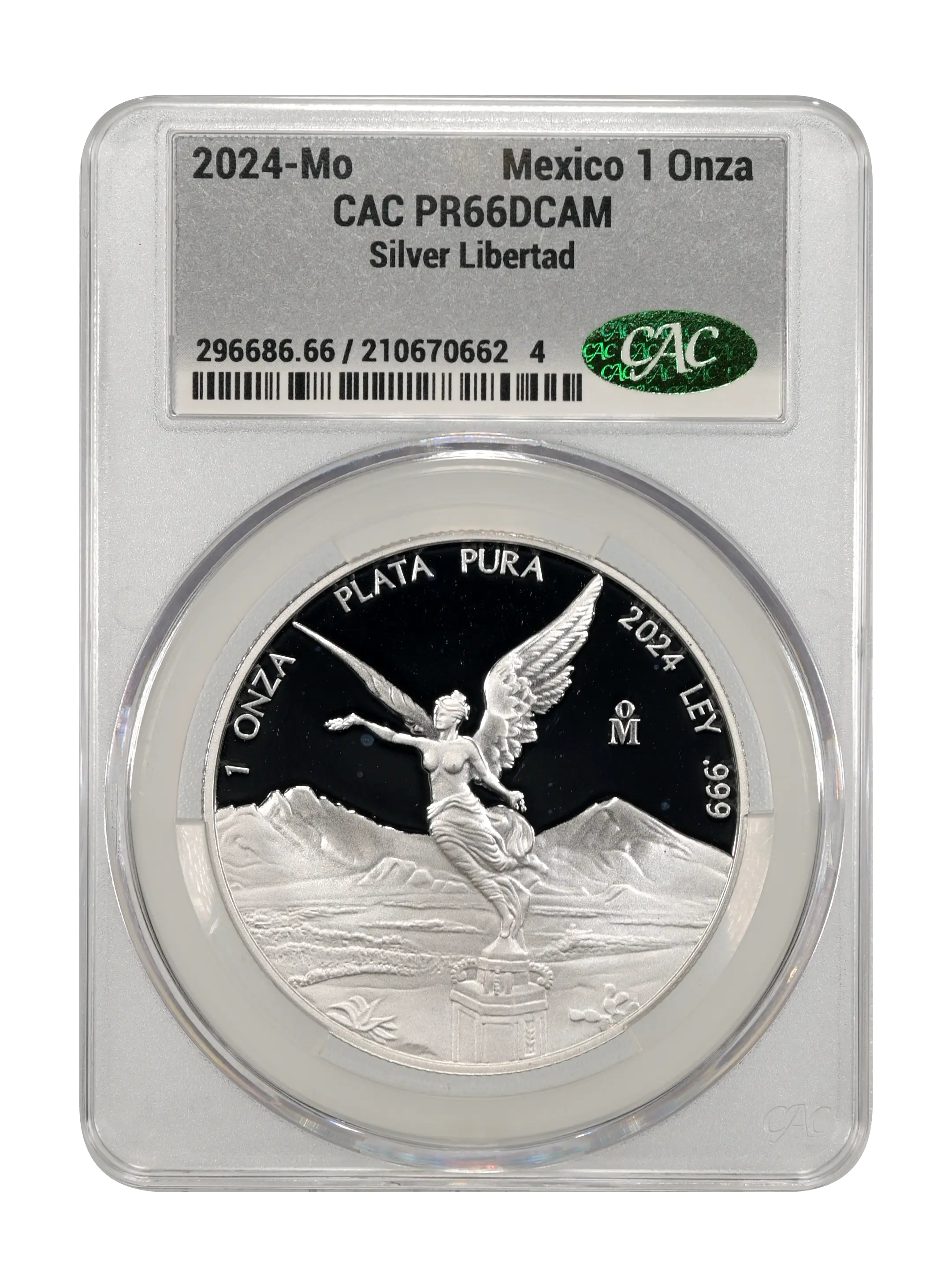2024-Mo 1 Onza Libertad, Silver PR DCAM (KM-639) thumbnail 2