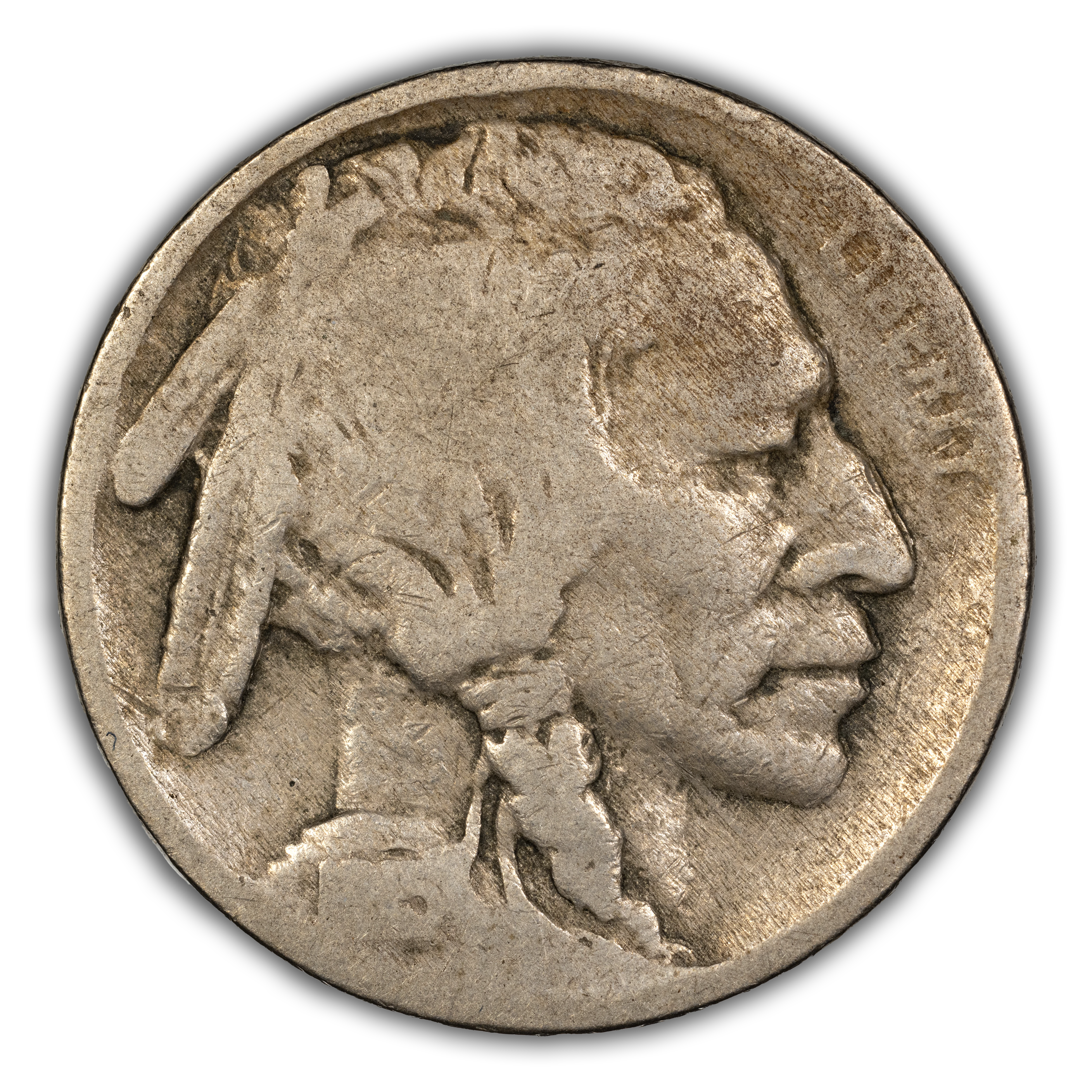 1915 5c 2 Feathers, FS-401 MS