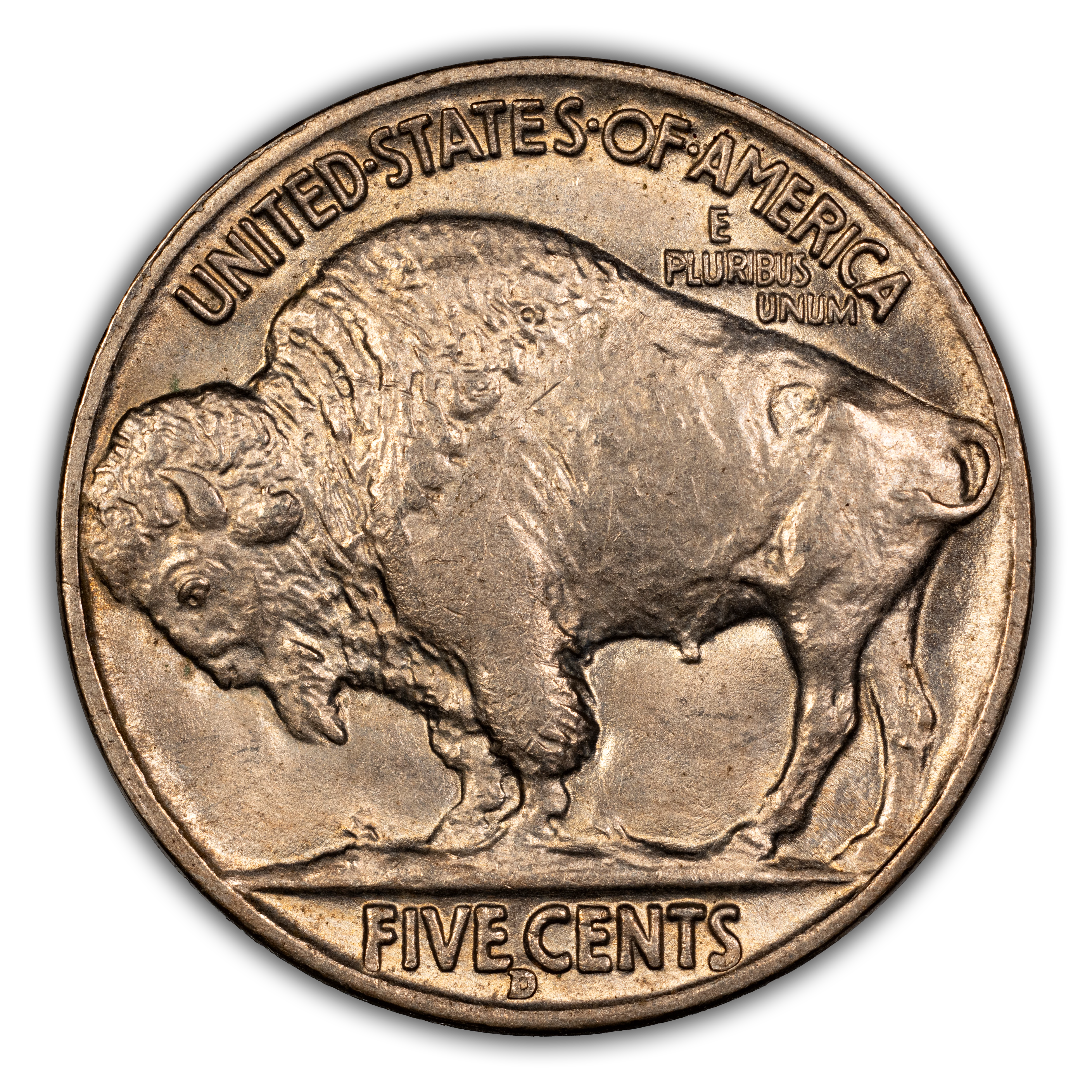 1938-D/S 5c Buffalo, OMM, FS-515 MS thumbnail 6