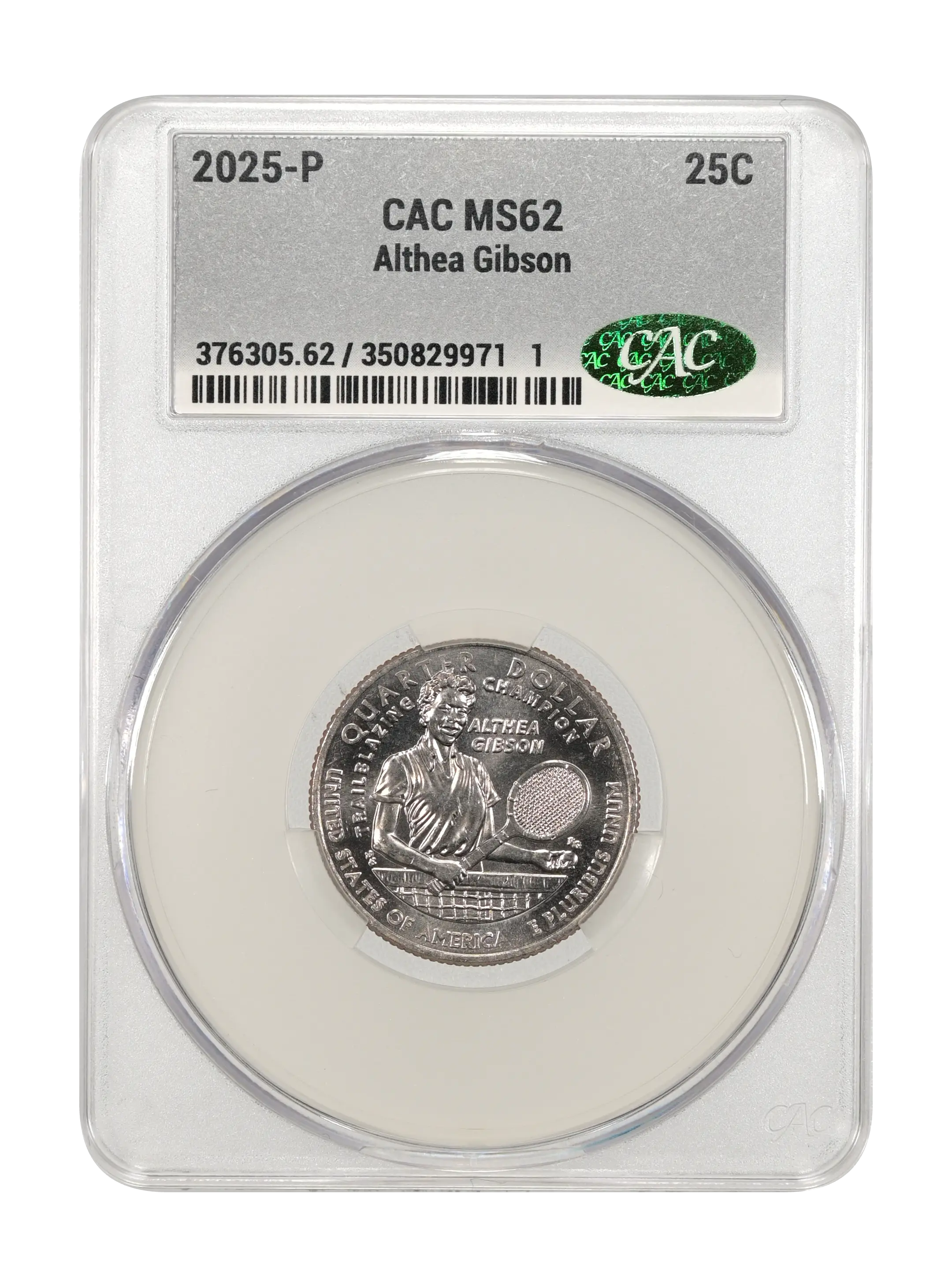 2025-P 25c Althea Gibson MS thumbnail 3