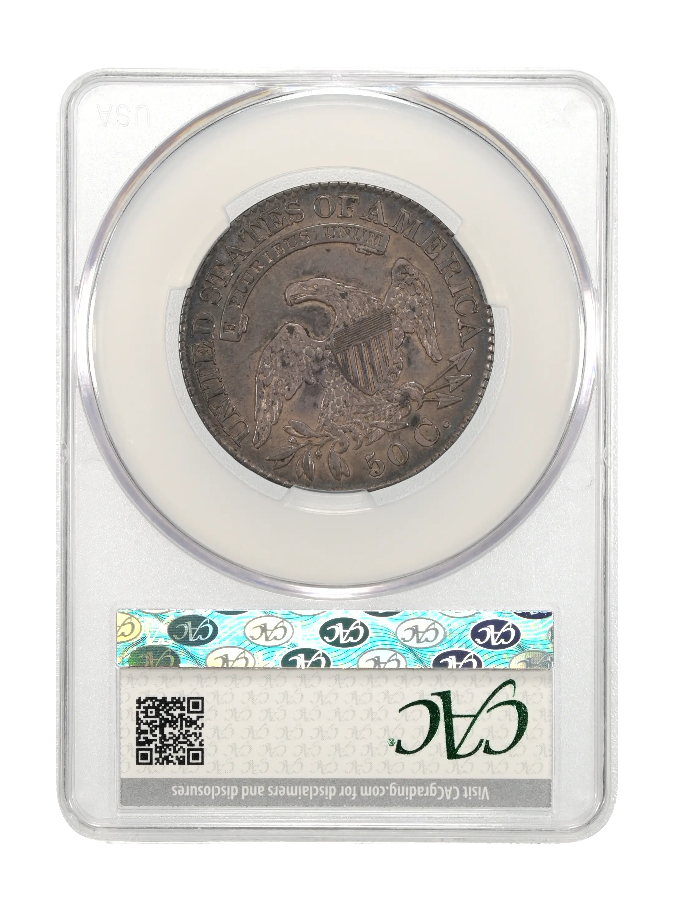 1828 50c Square Base 2, Small 8s, Large Letters, O-117 MS thumbnail 12