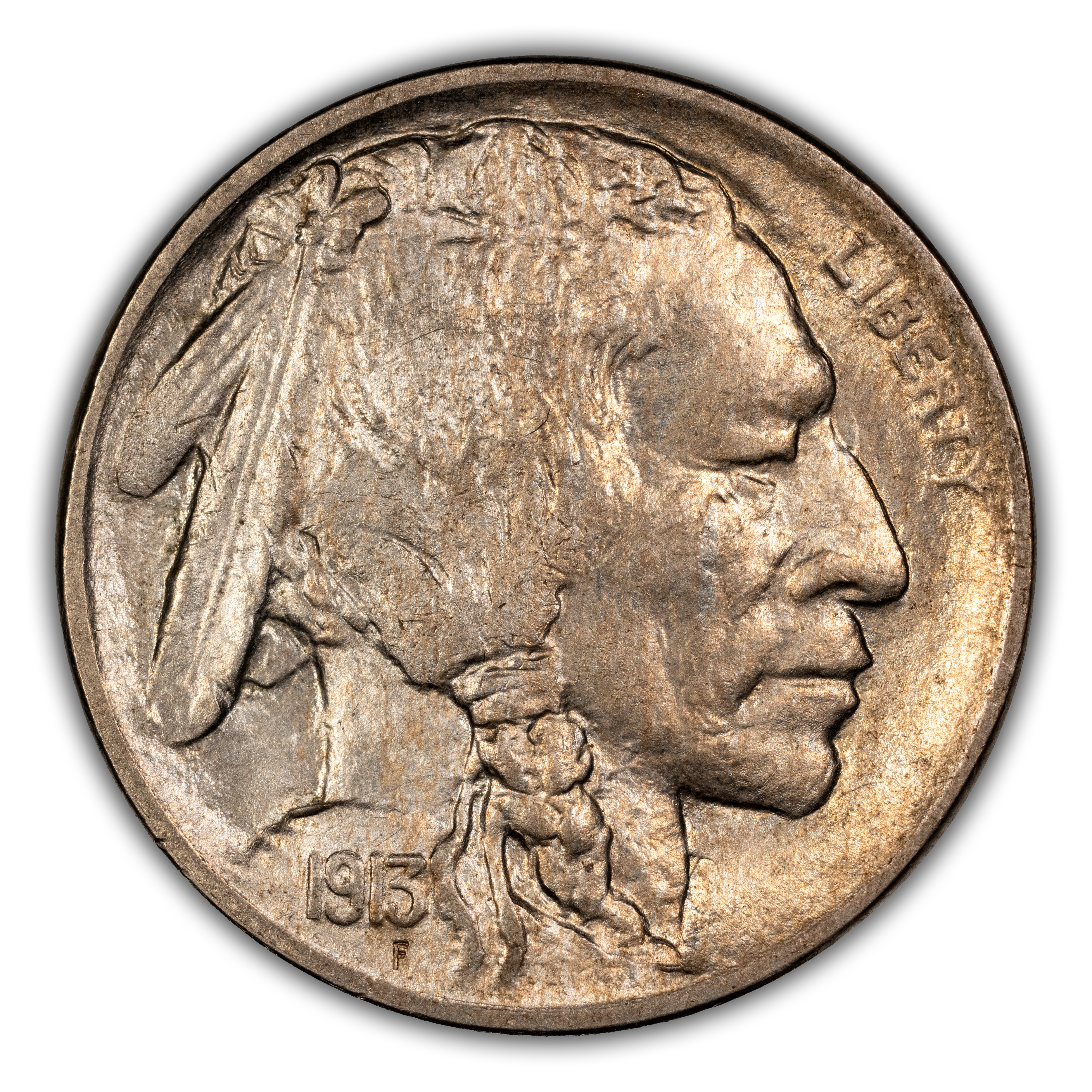 1913 5c Buffalo, Type 2, DDR, FS-1801 MS thumbnail 2