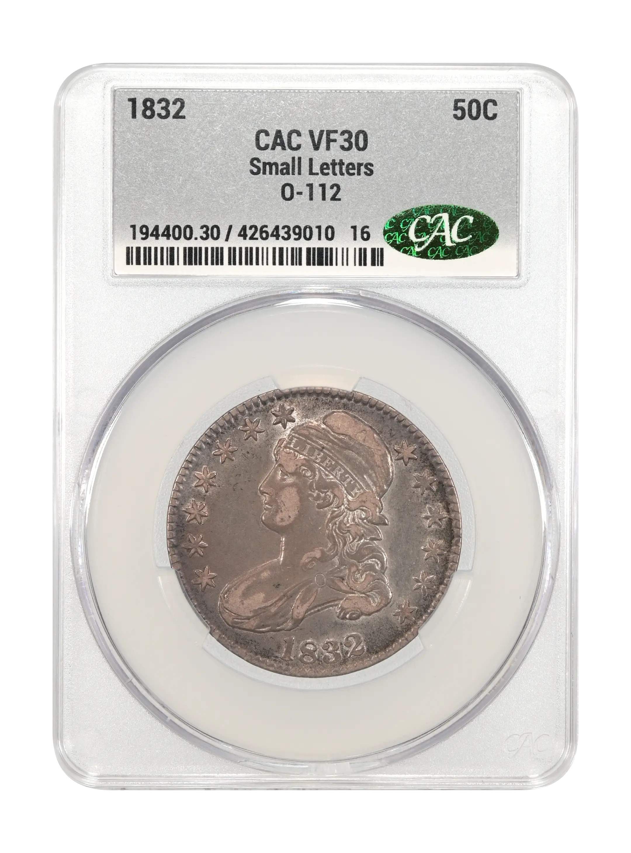1832 50c Small Letters, O-112 MS thumbnail 11