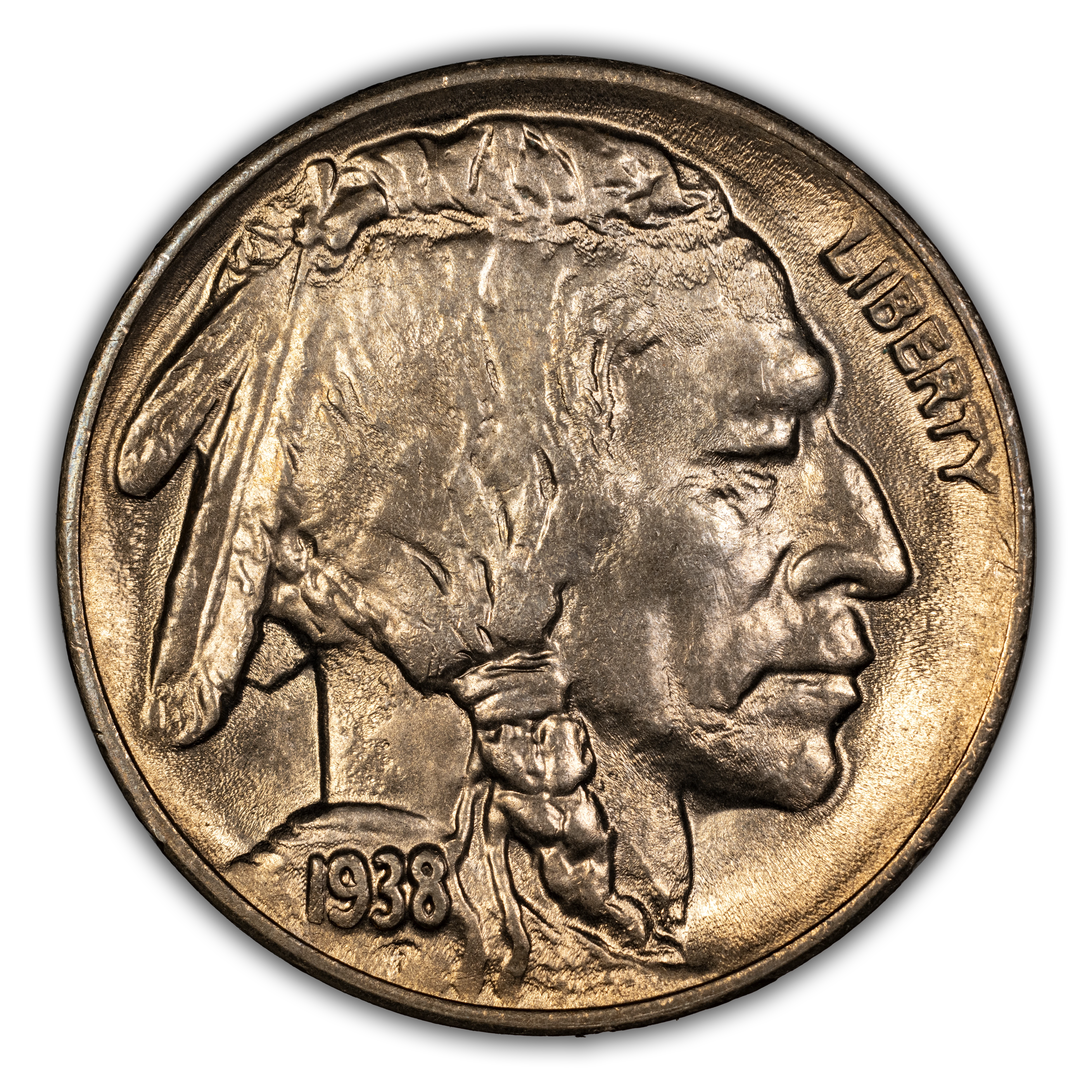 1938-D/D 5c Buffalo MS thumbnail 6