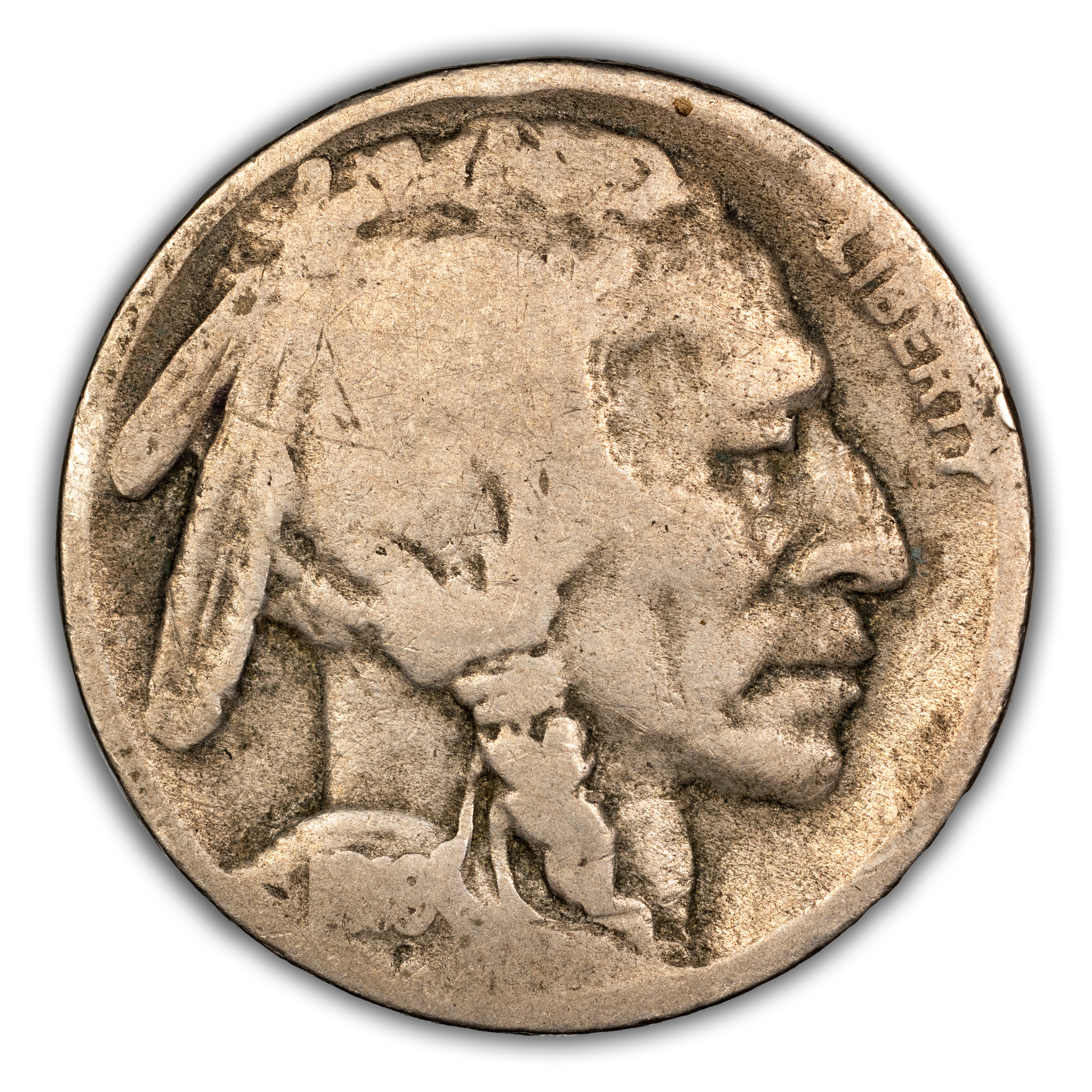 1919-D 5c 2 Feathers, FS-401 MS