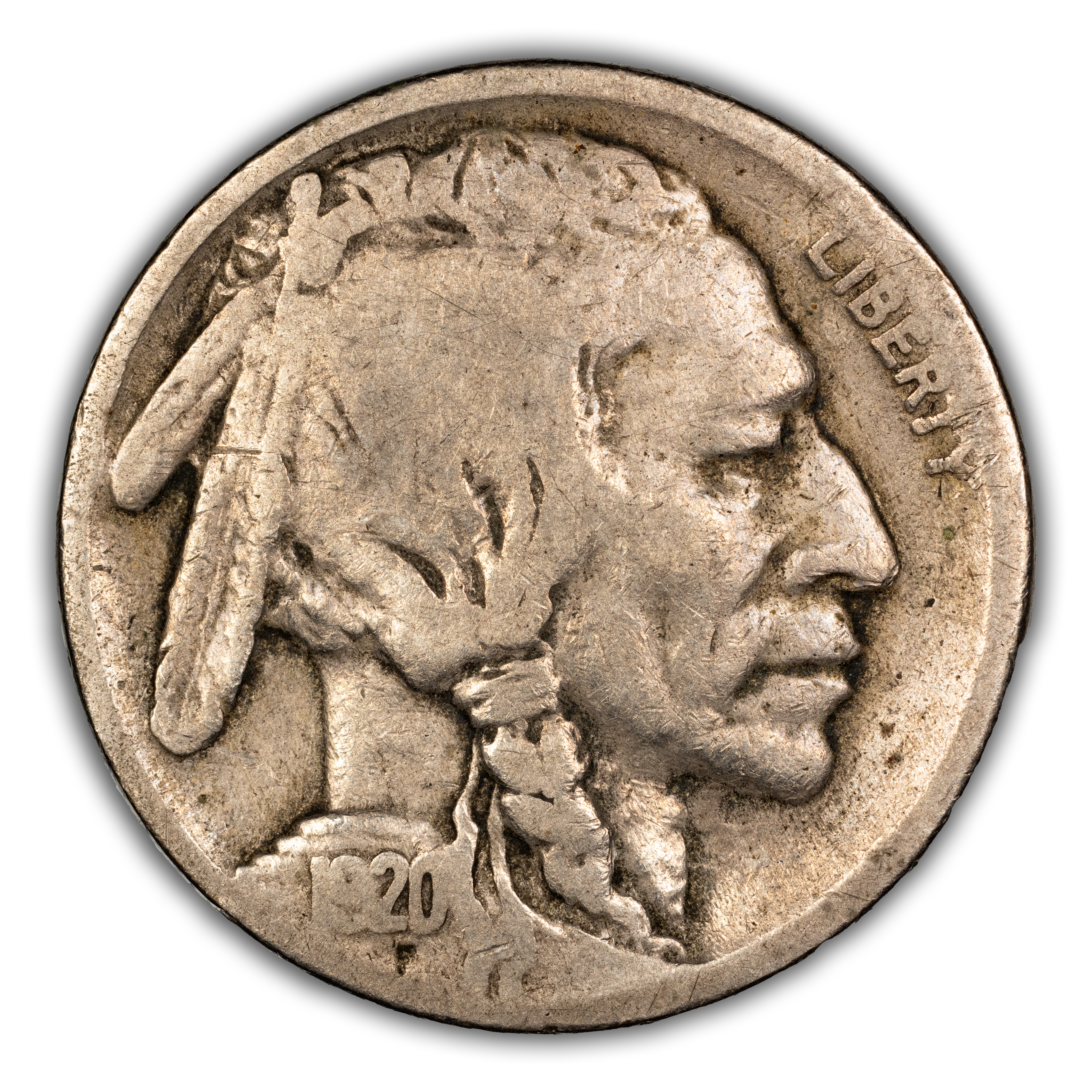 1920 5c 2 Feathers, FS-401 MS