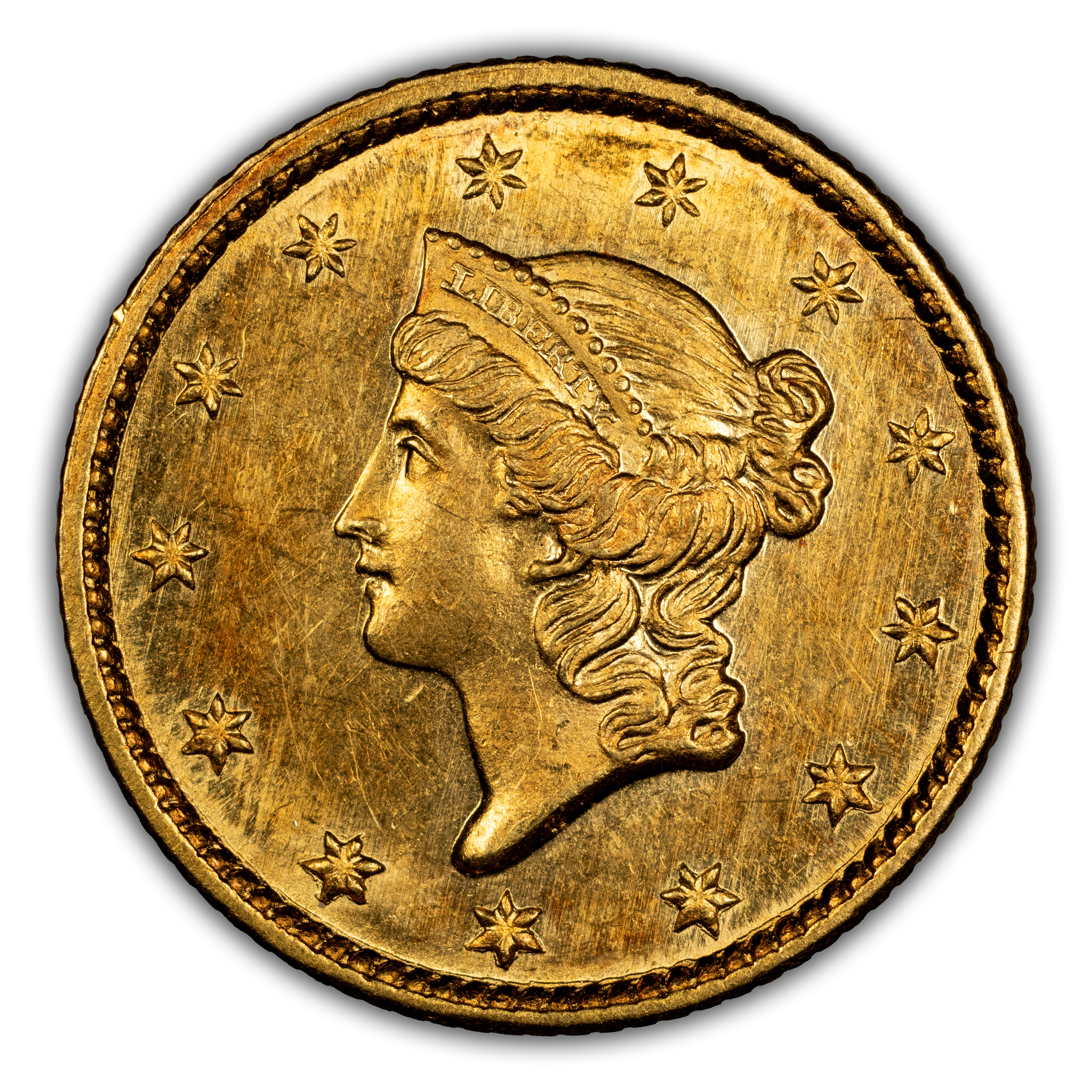 1851-C G$1 MS thumbnail 3