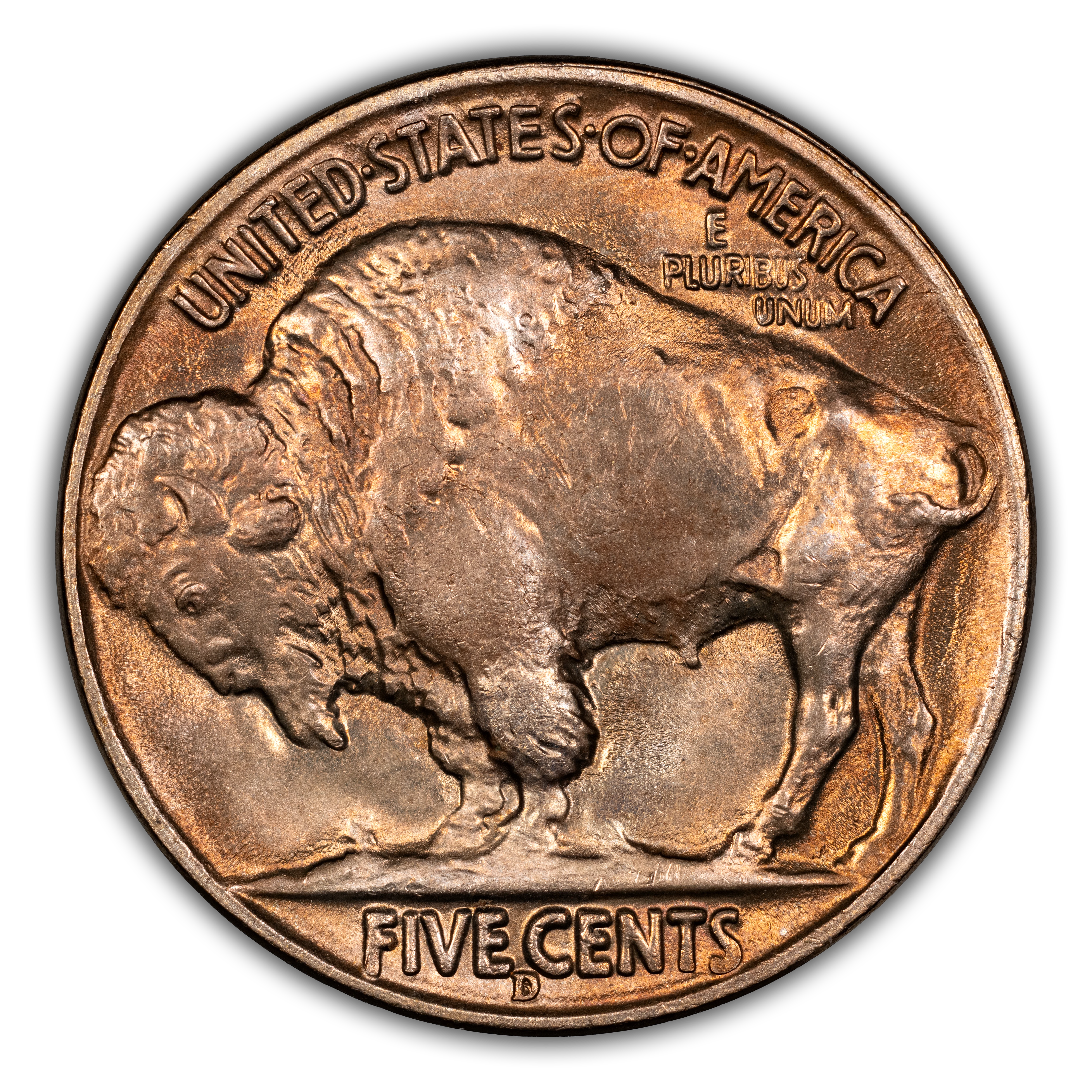 1938-D/S 5c Buffalo, OMM, FS-512 MS thumbnail 14