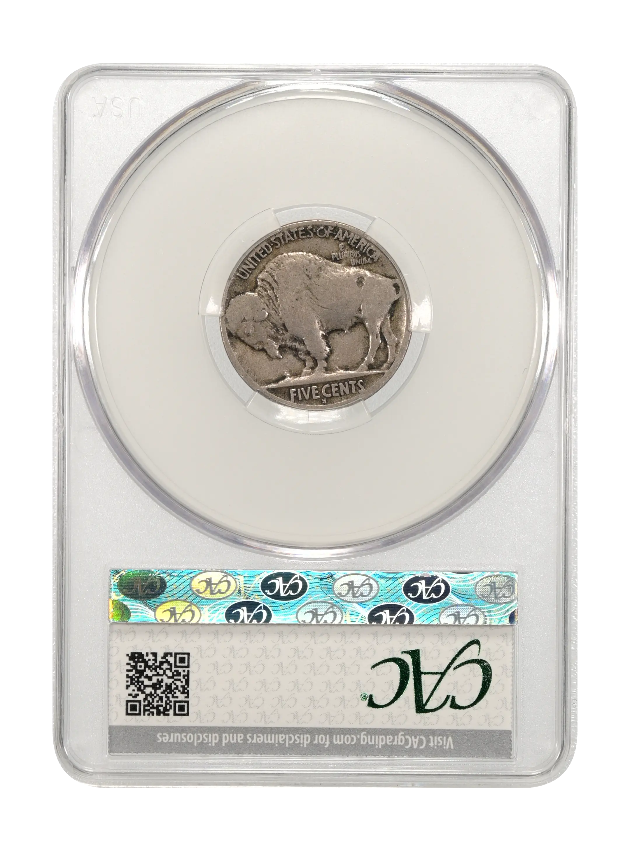 1918-S 5c 2 Feathers, FS-401 MS thumbnail 6