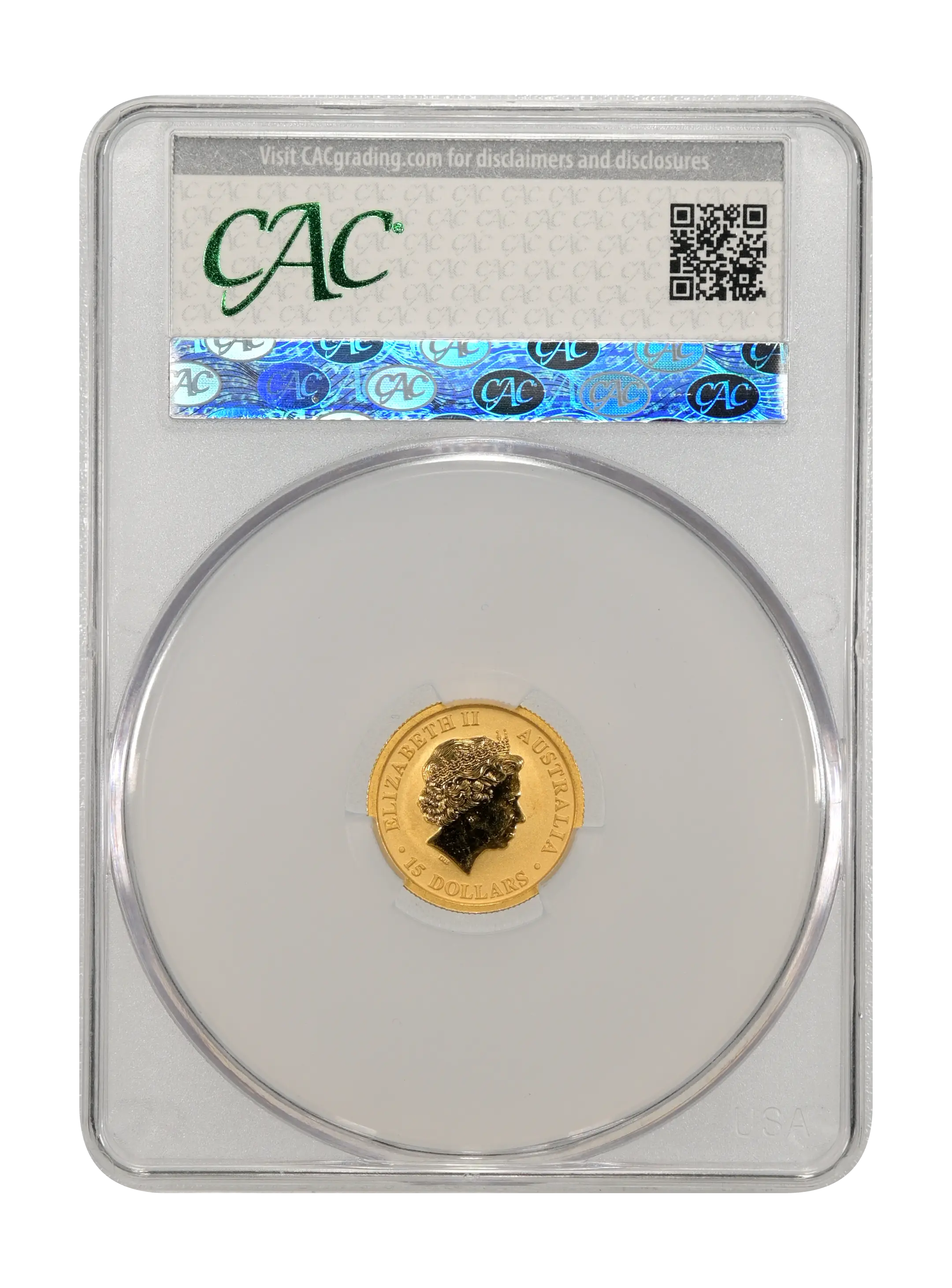 2018-P G$15 1/10oz Gold, Wedge-Tailed Eagle MS