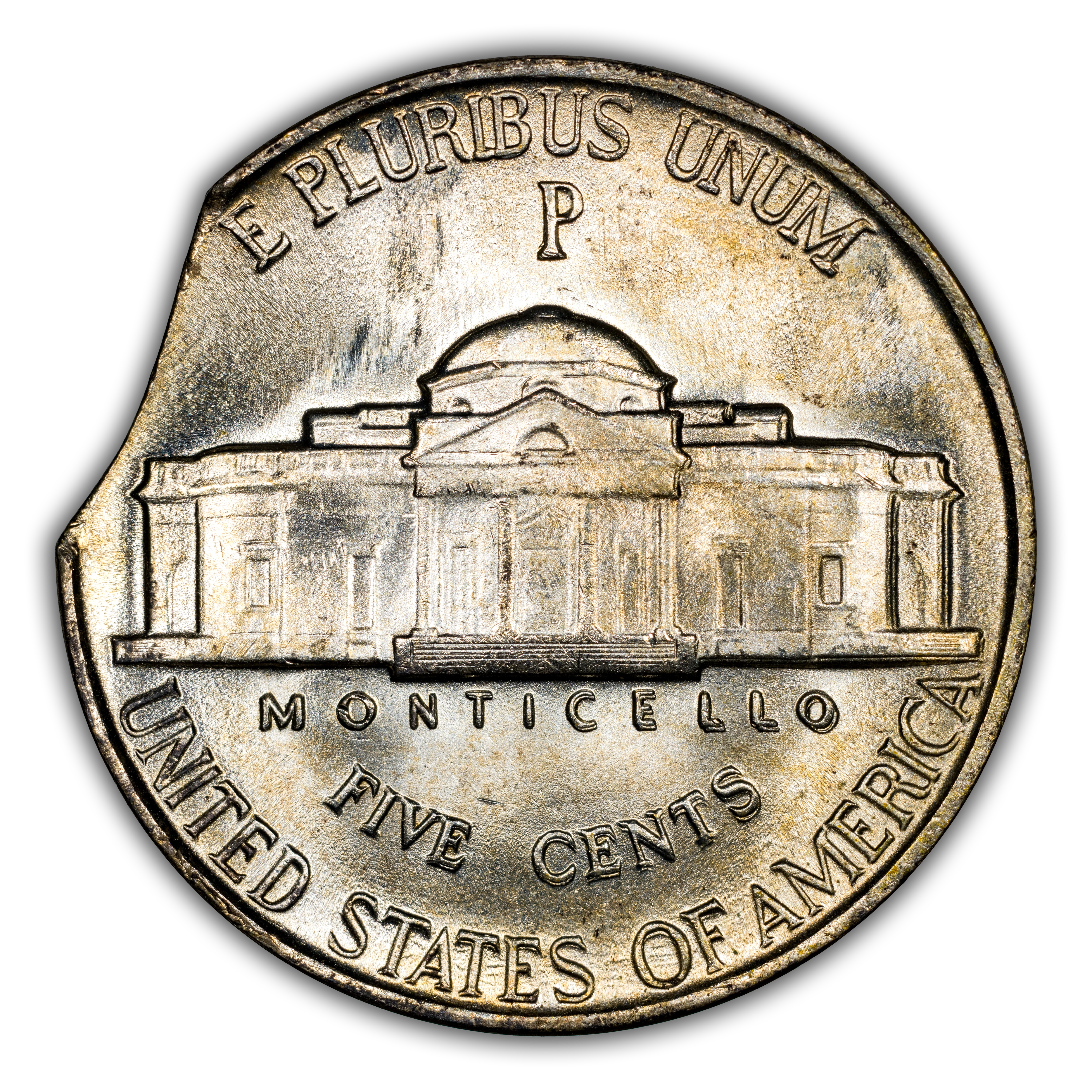 1945-P 5C Silver, Doubled Die Reverse, FS-801 MS thumbnail 4