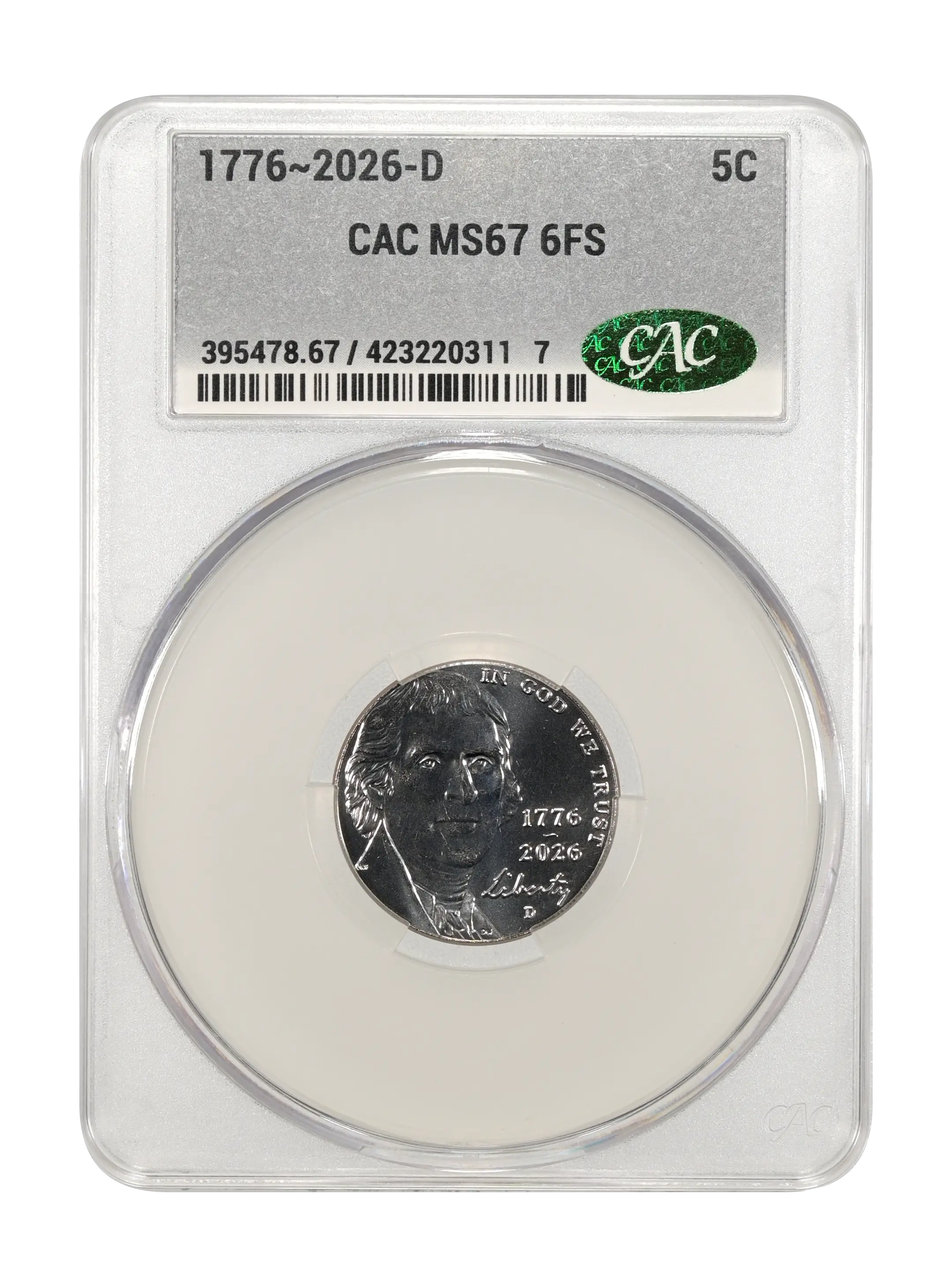 1776~2026-D 5c MS FS PL thumbnail 5