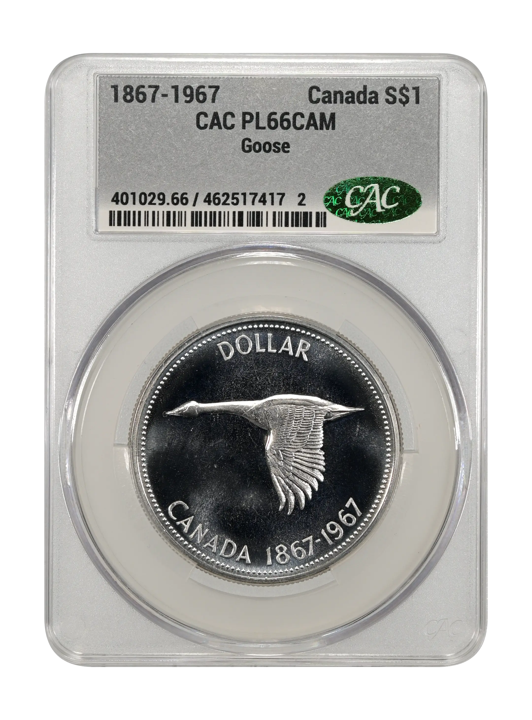 1867-1967 S$1  Goose PL CAM thumbnail 6