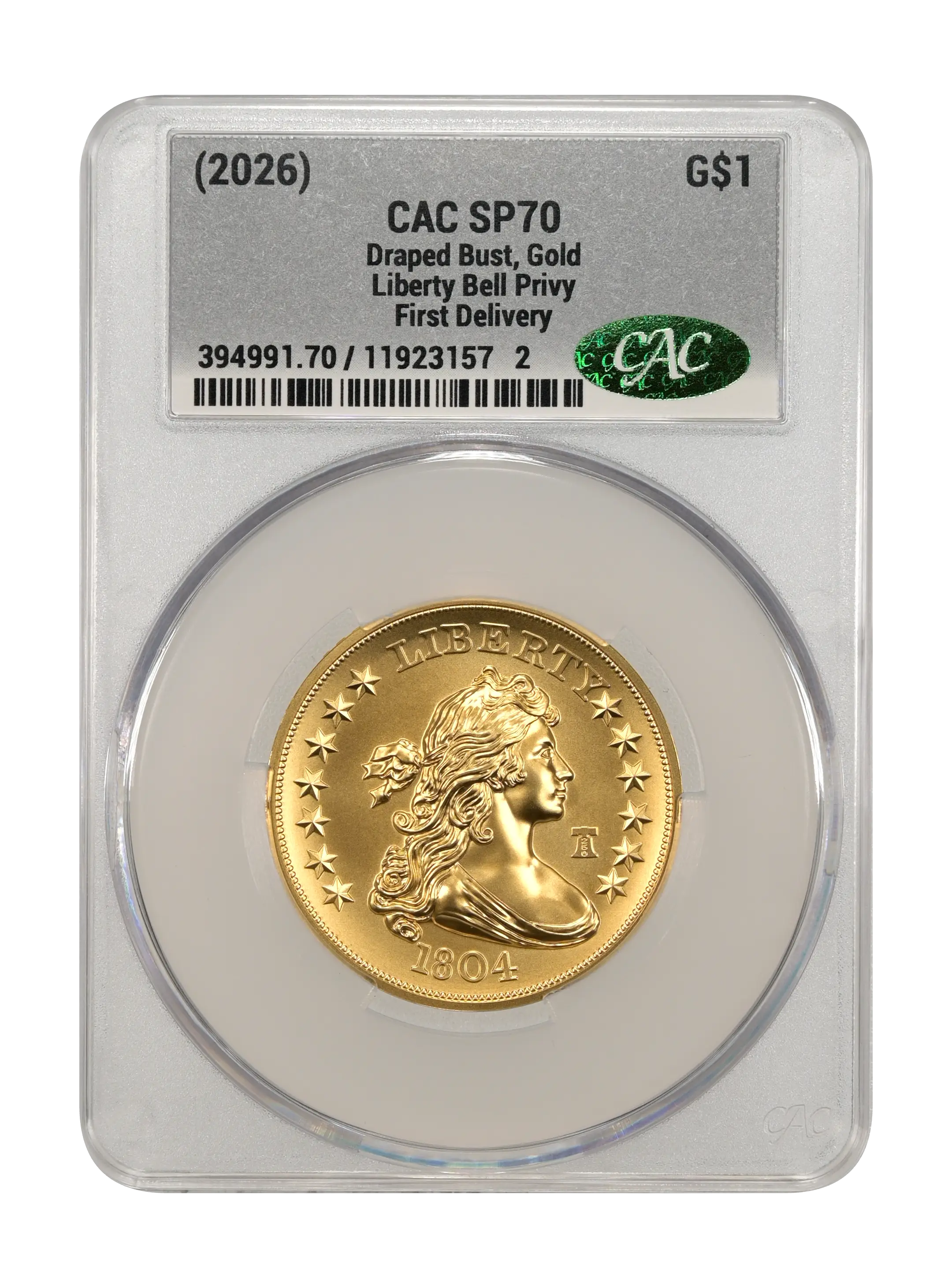 (2026) G$1 Gold Bust Dollar, 250th Anniversary Privy SP thumbnail 15