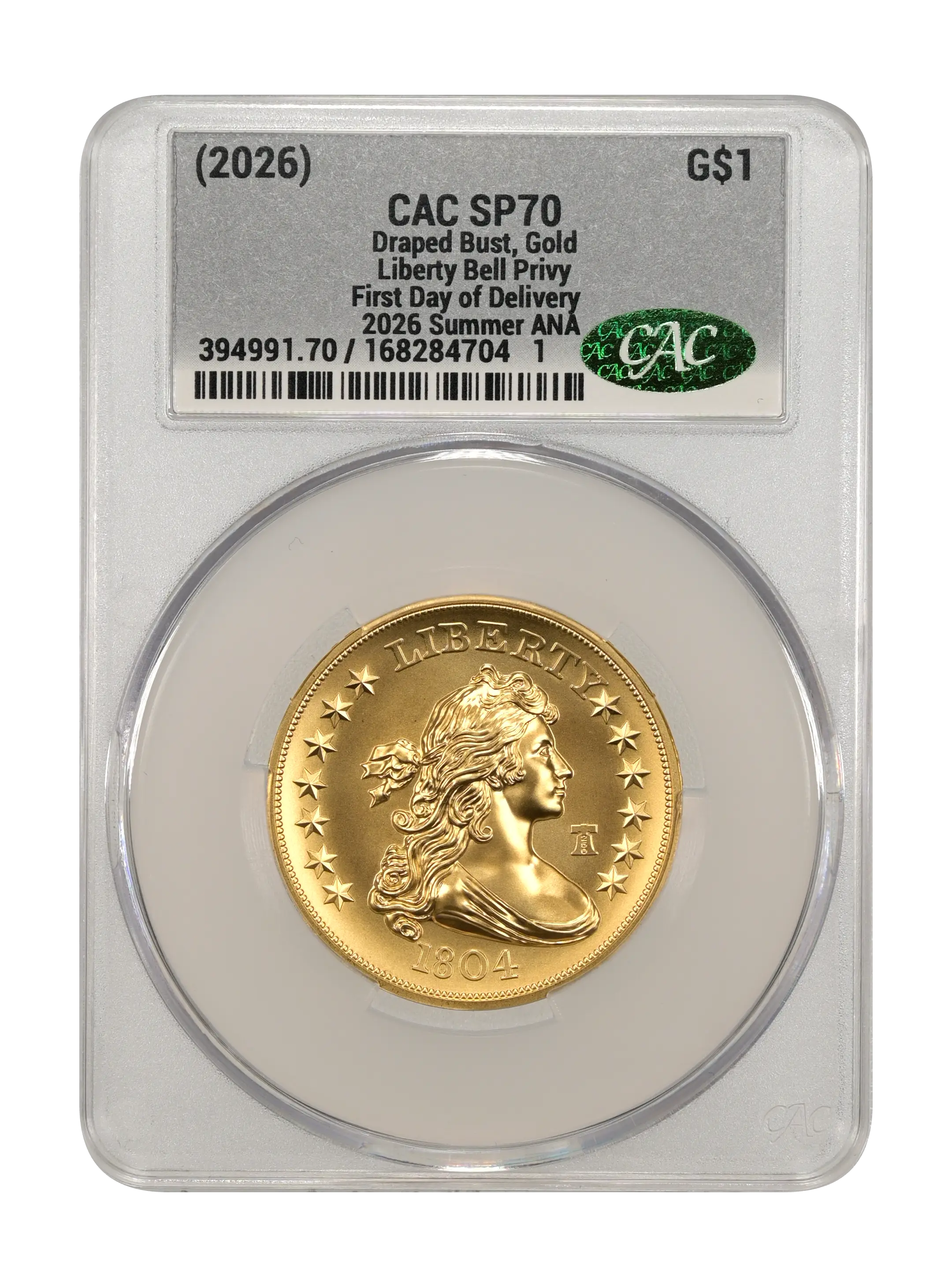 (2026) G$1 Gold Bust Dollar, 250th Anniversary Privy SP thumbnail 16