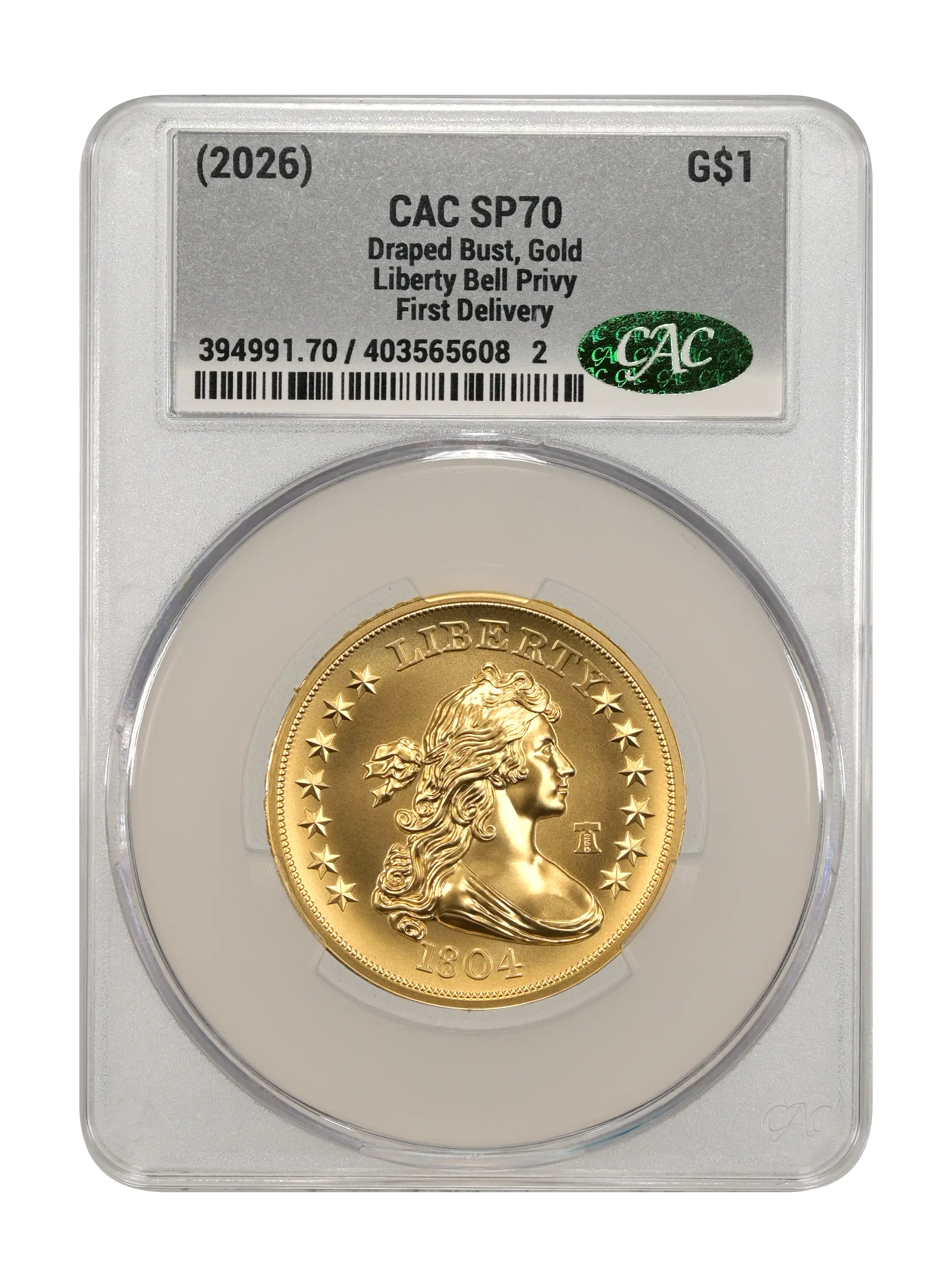 (2026) G$1 Gold Bust Dollar, 250th Anniversary Privy SP thumbnail 17
