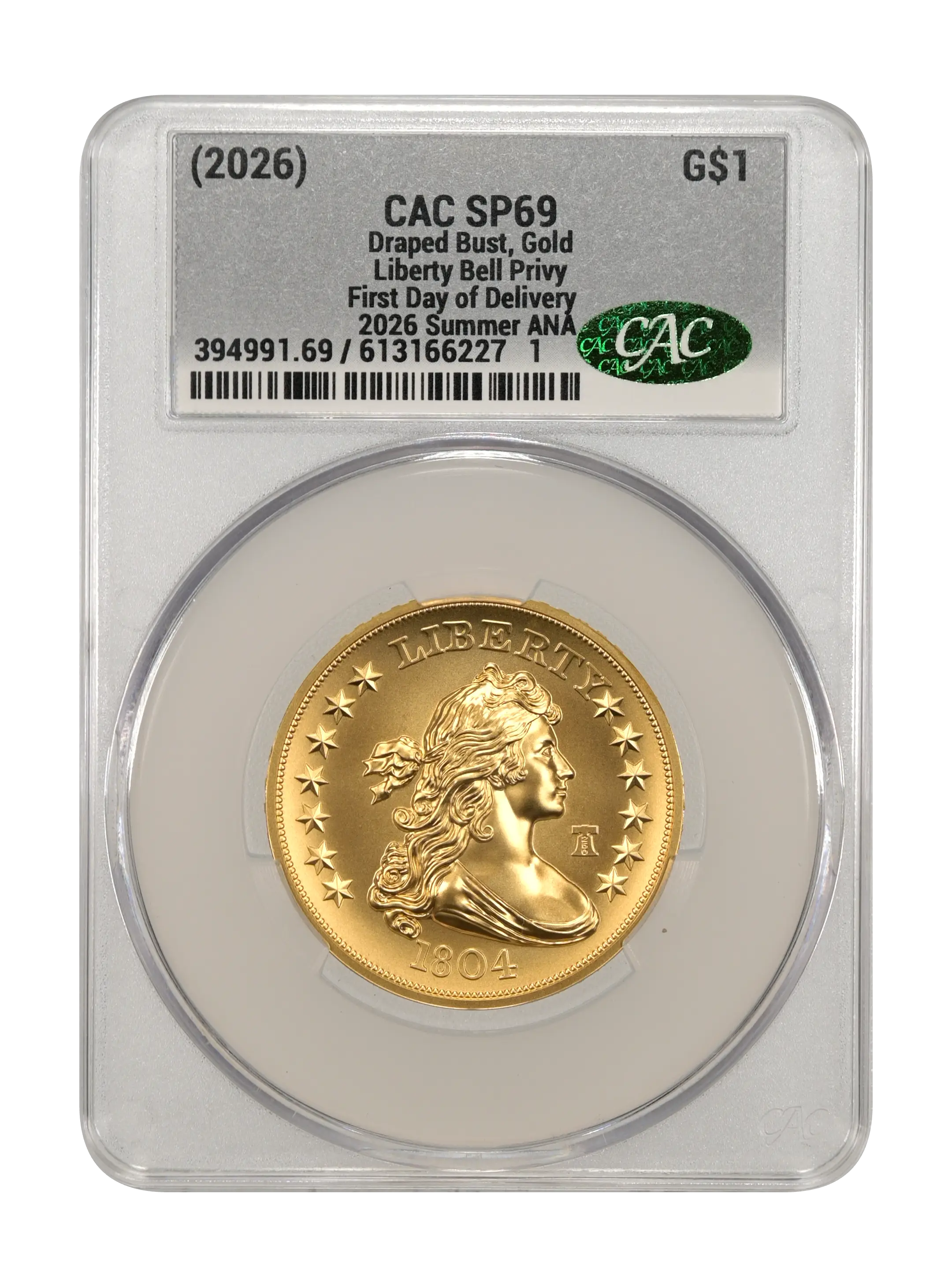 (2026) G$1 Gold Bust Dollar, 250th Anniversary Privy SP thumbnail 18