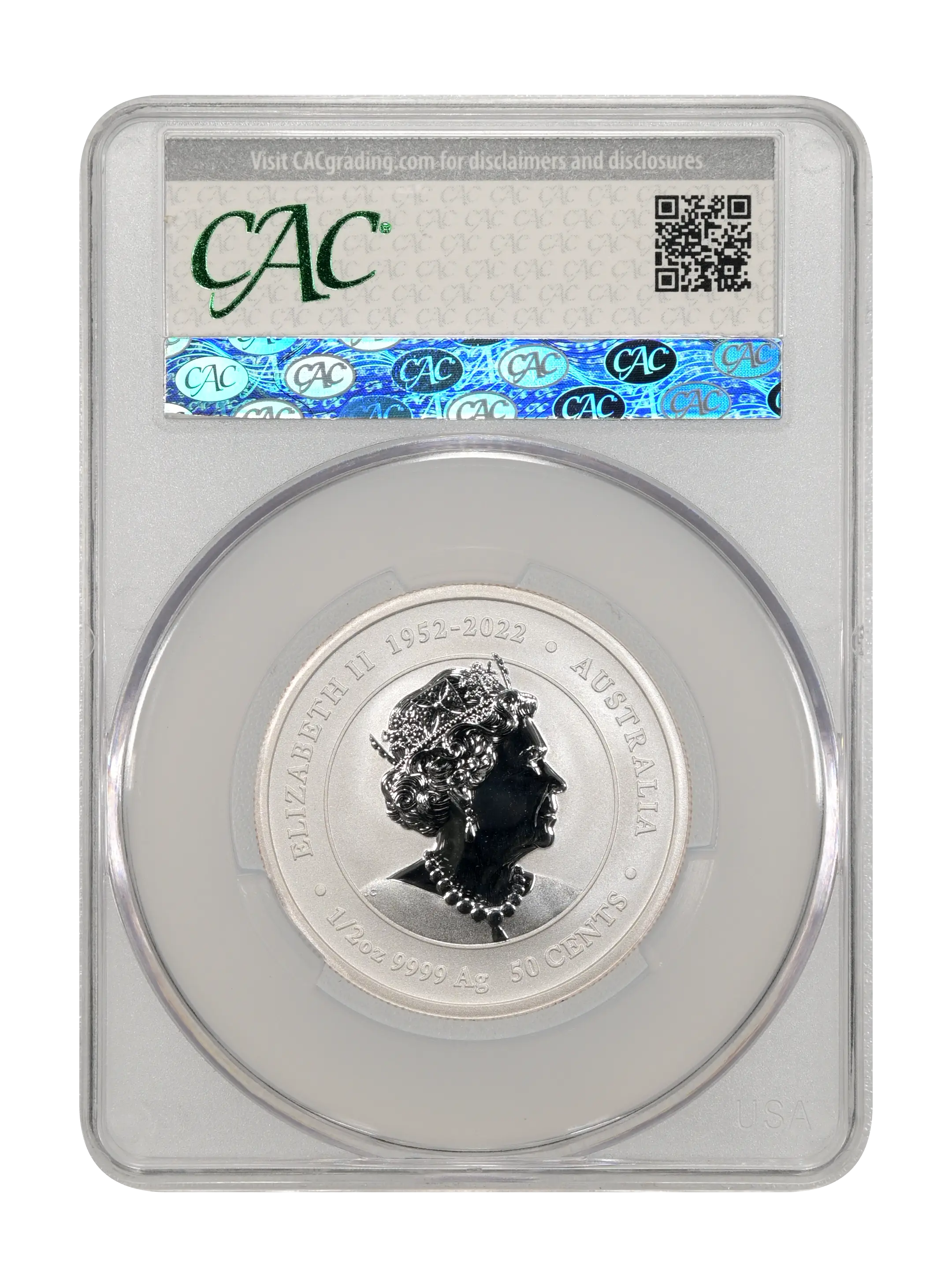 2024-P125 S50c 1/2oz Silver, Dragon, Purple-Yellow Colorized MS thumbnail 4