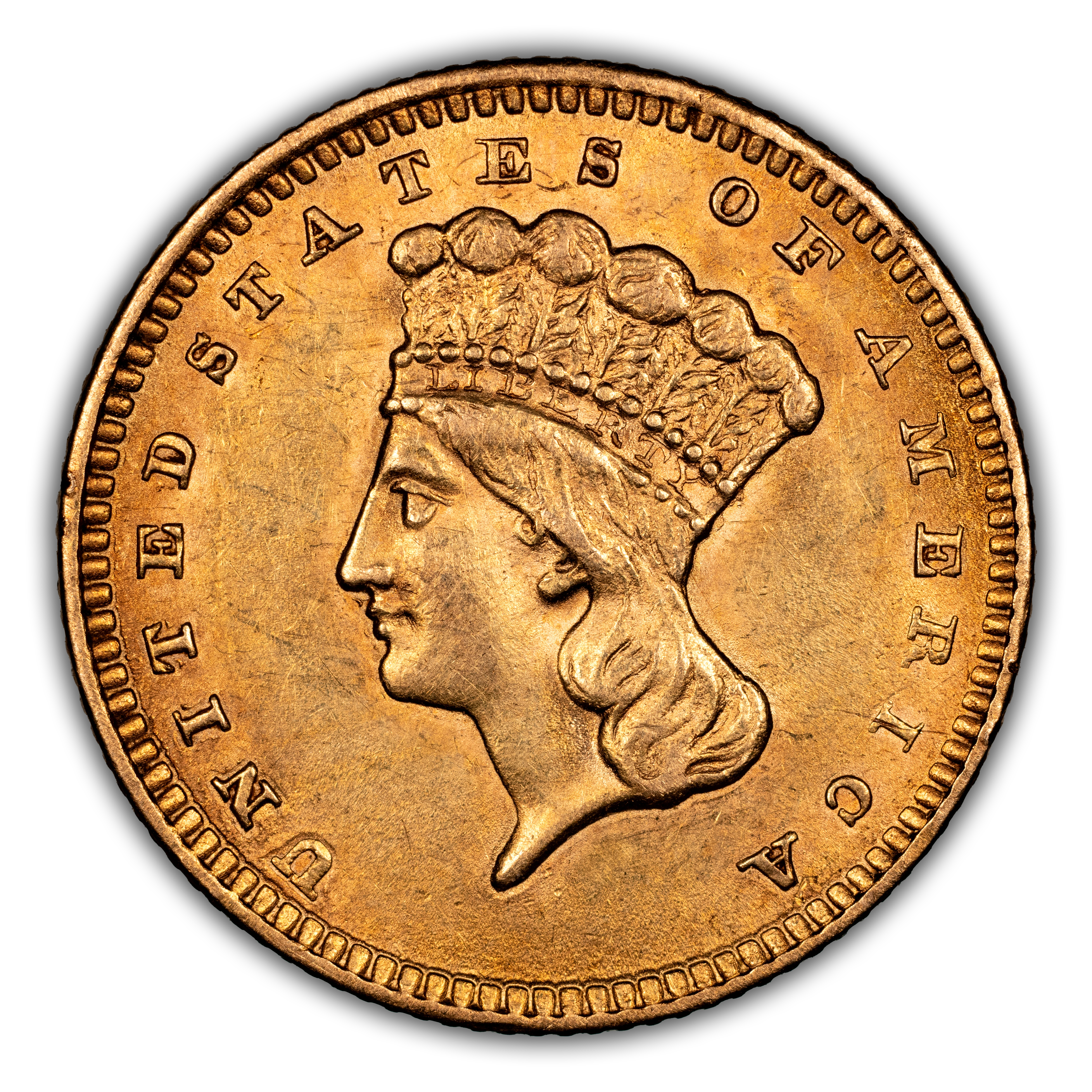 1858 G$1 MS thumbnail 3