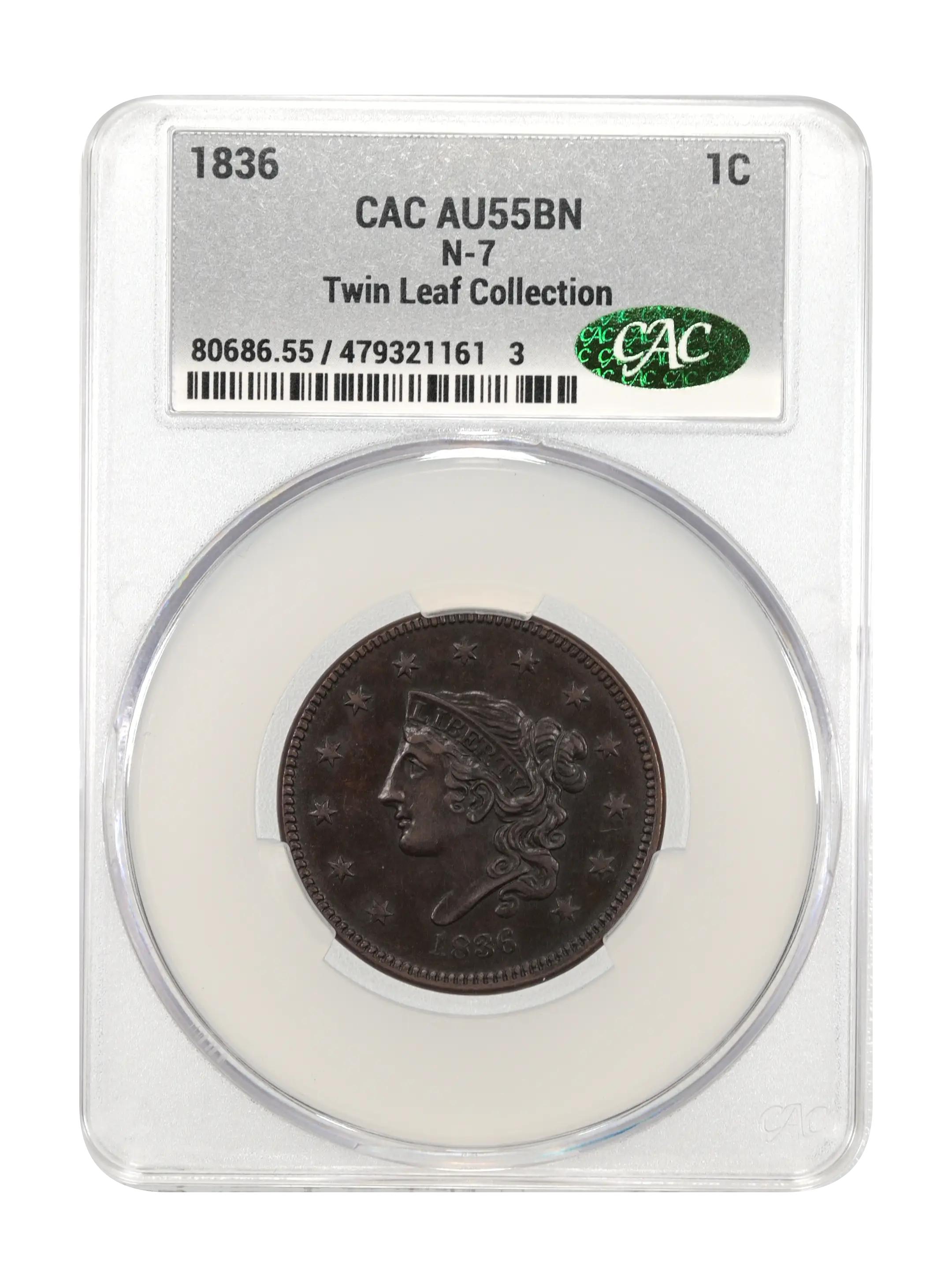 1836 1c N-7 MS BN thumbnail 3