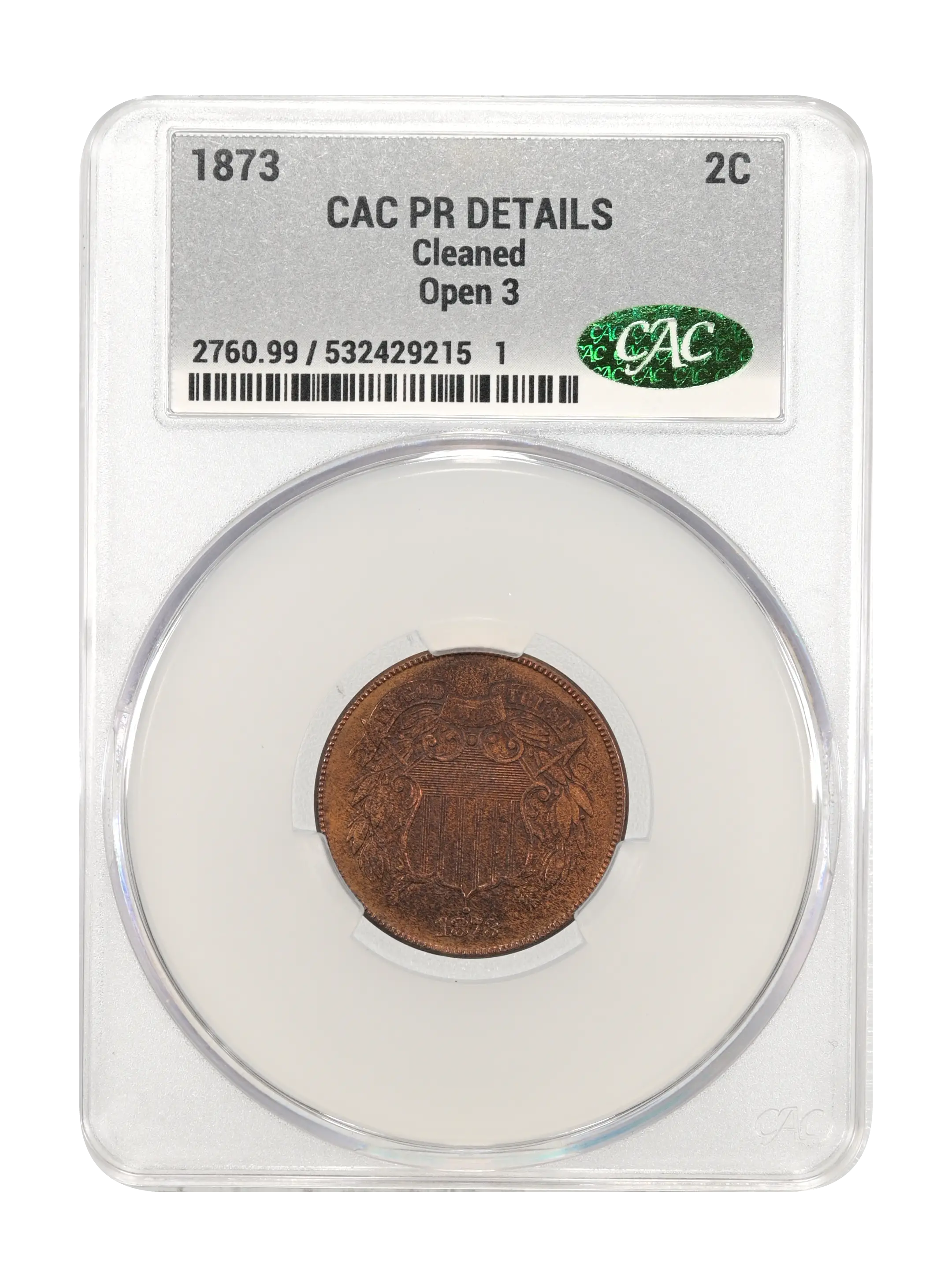 1873 2c Open 3 PR BN XF40 BN CAC thumbnail 22
