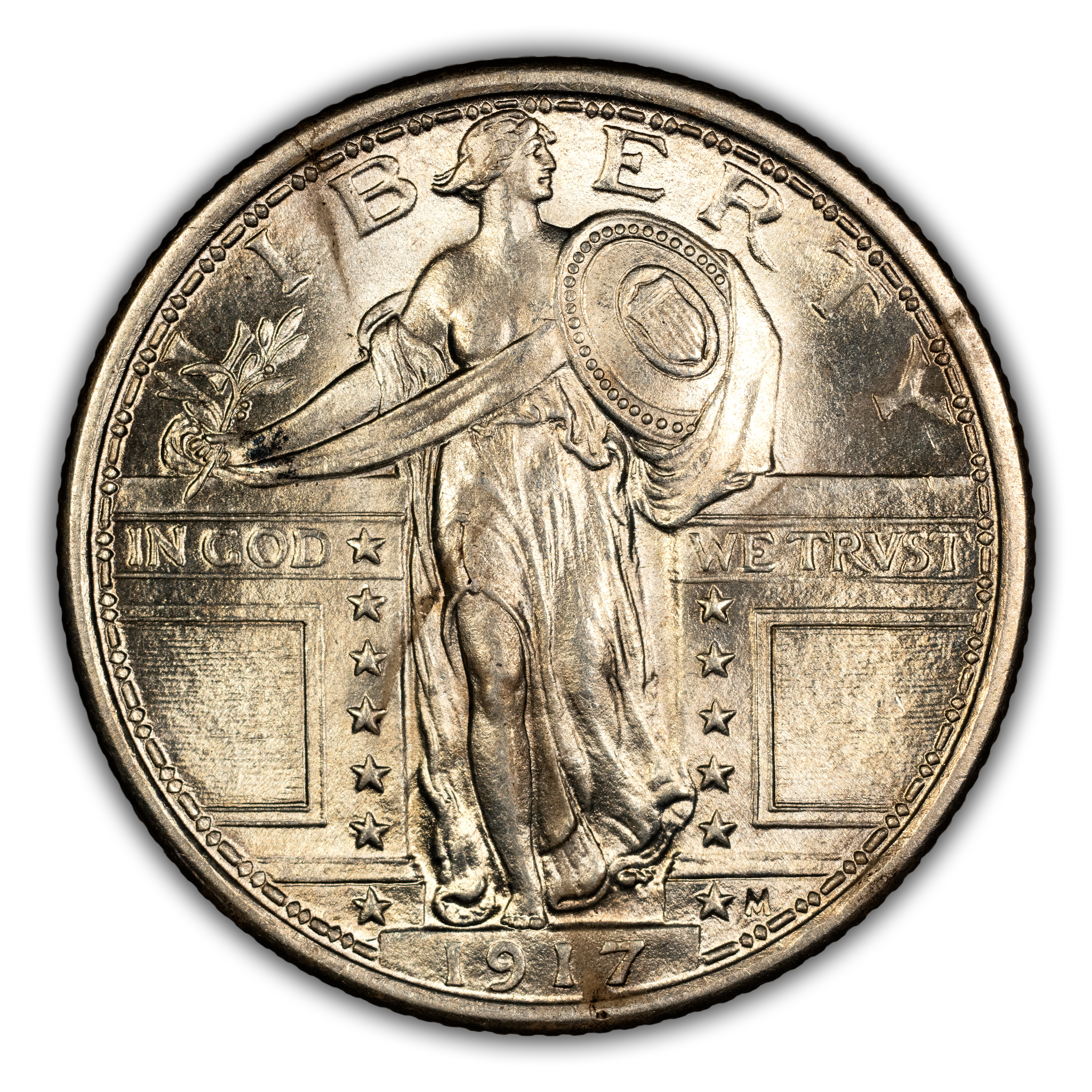 1917 25c Type 1 MS thumbnail 2
