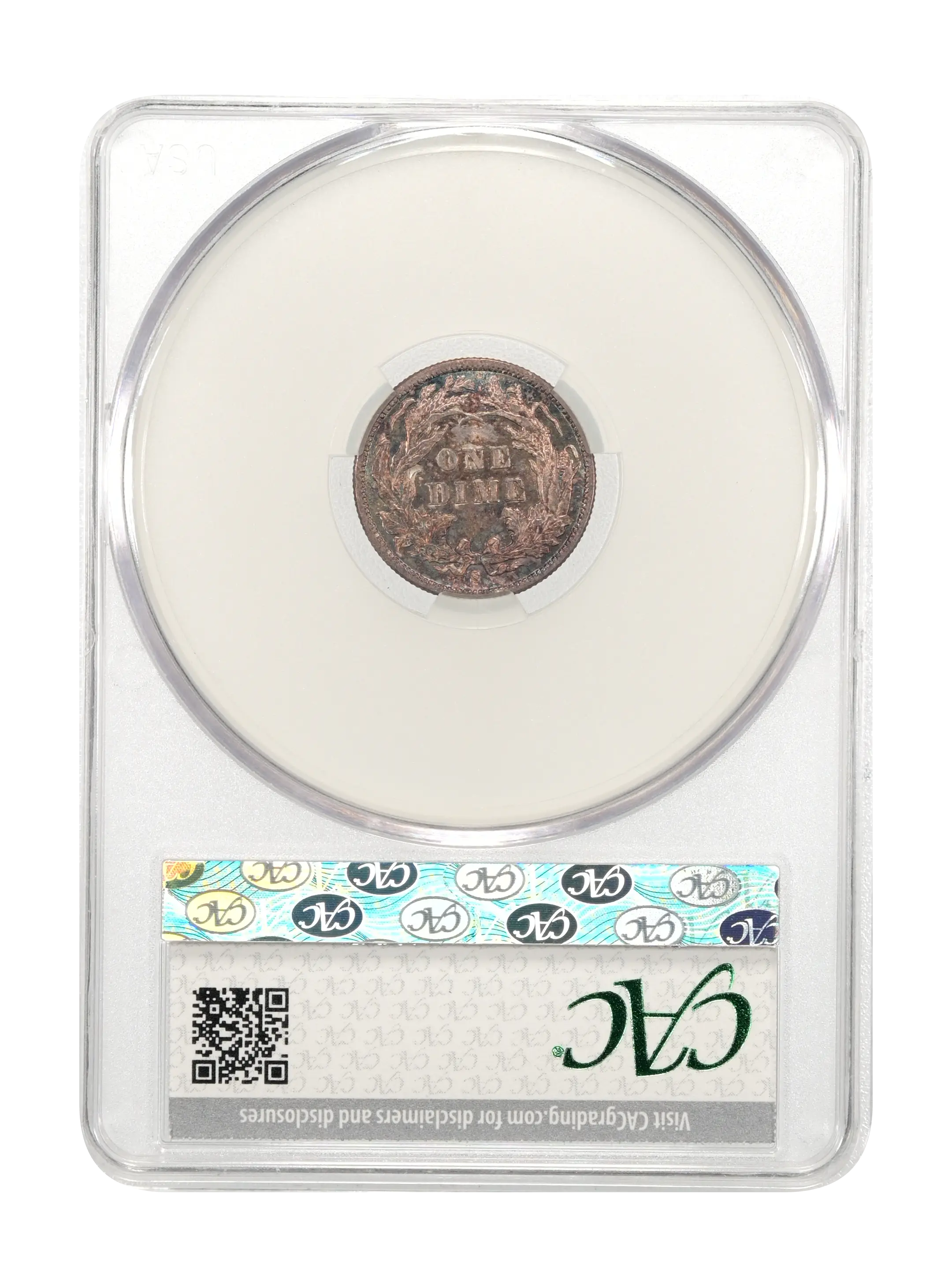 1890-S/S 10c Repunched Mintmark, F-111, FS-501 MS thumbnail 7