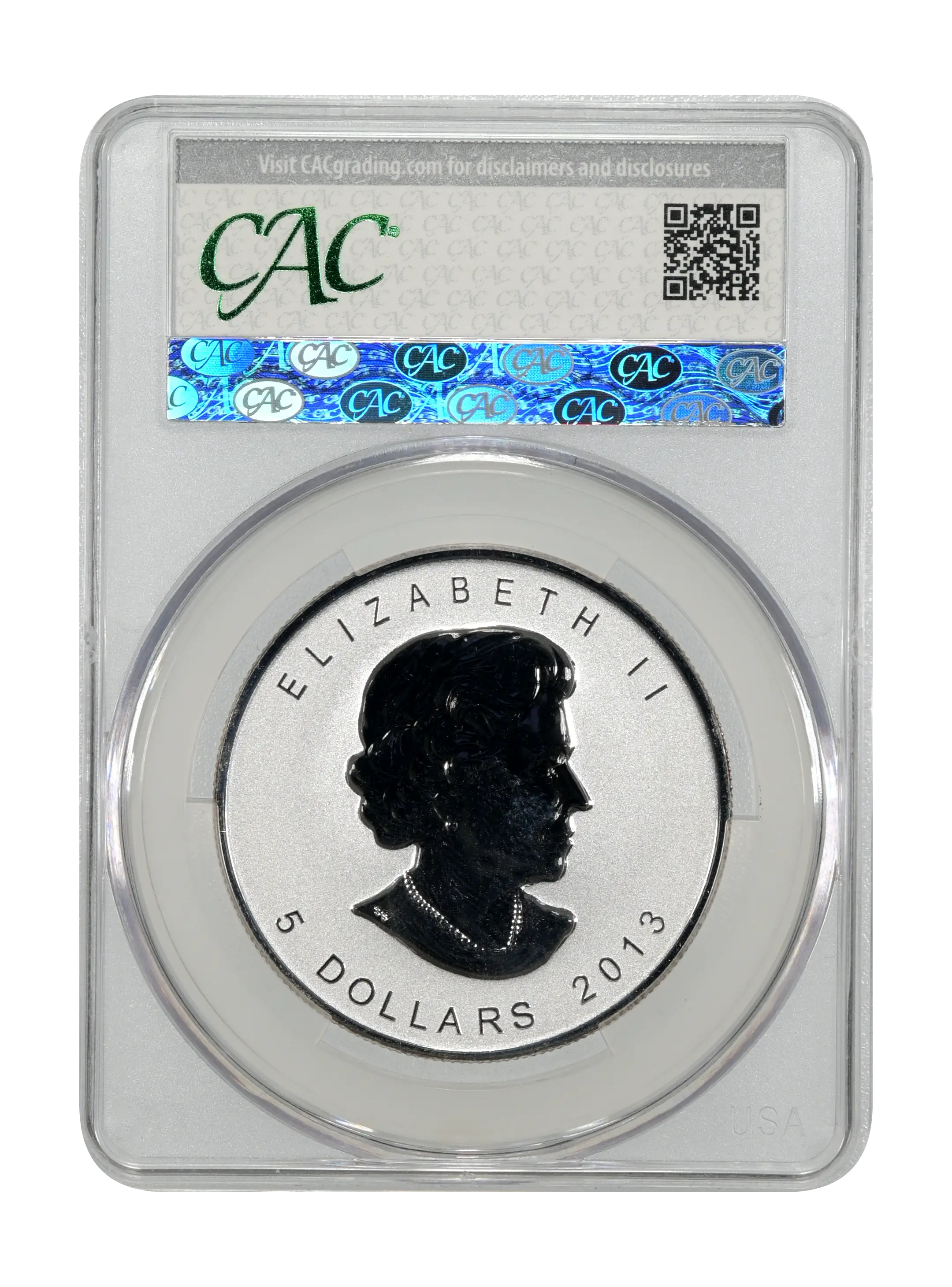 2013 S$5 1oz Silver, Maple Leaf, Snake Privy SP thumbnail 2