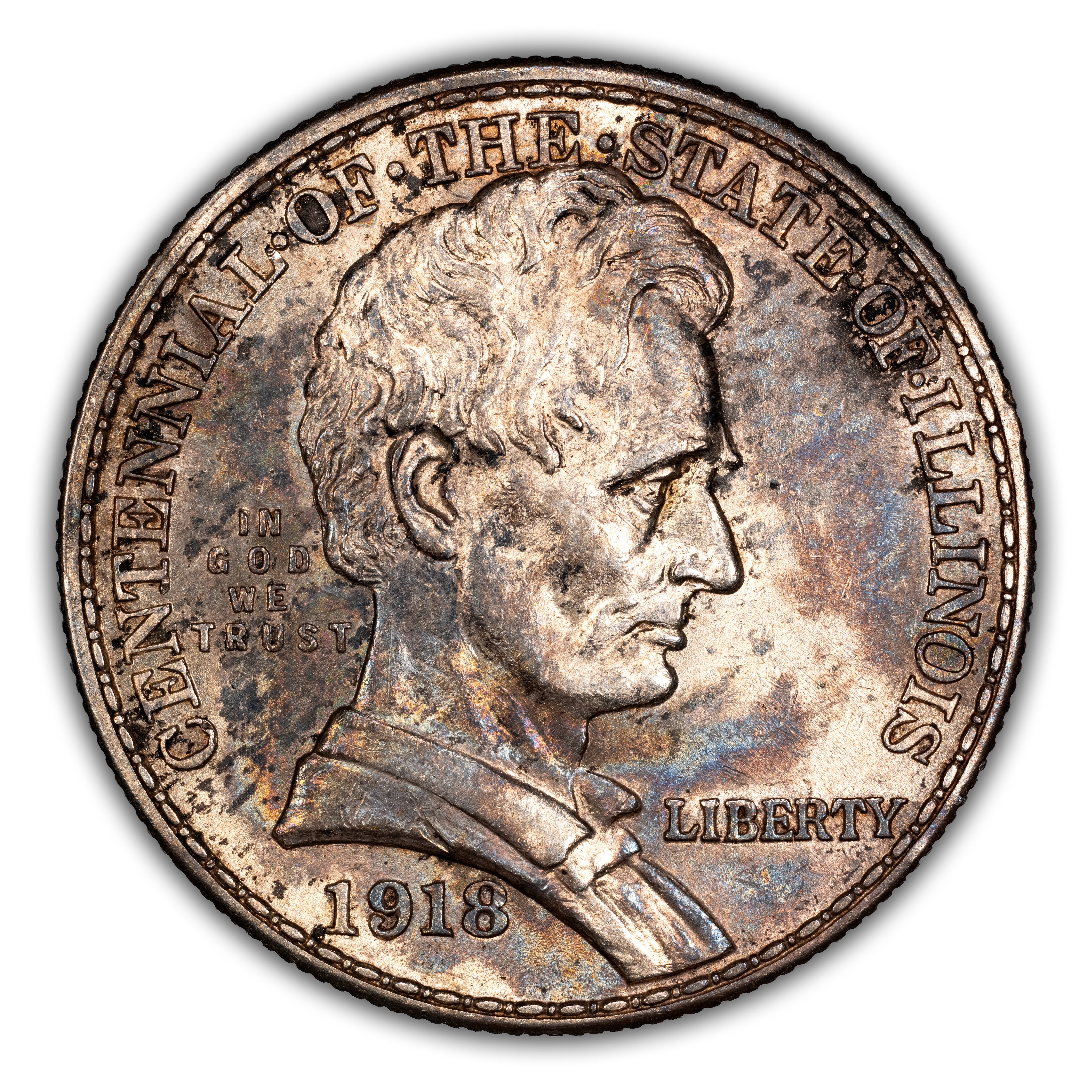 1918 50c Lincoln - Illinois MS thumbnail 4