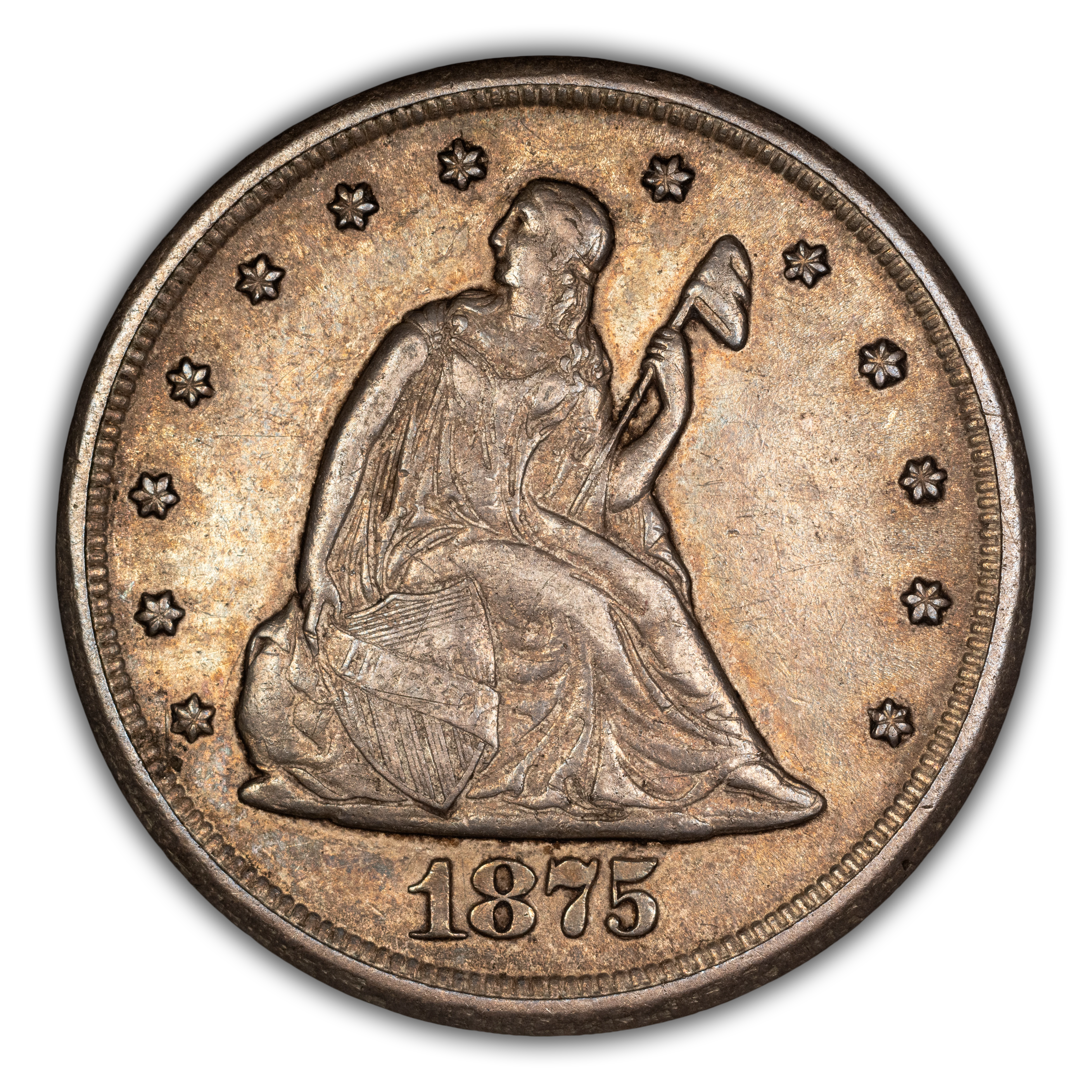 1875-CC 20c MS thumbnail 3