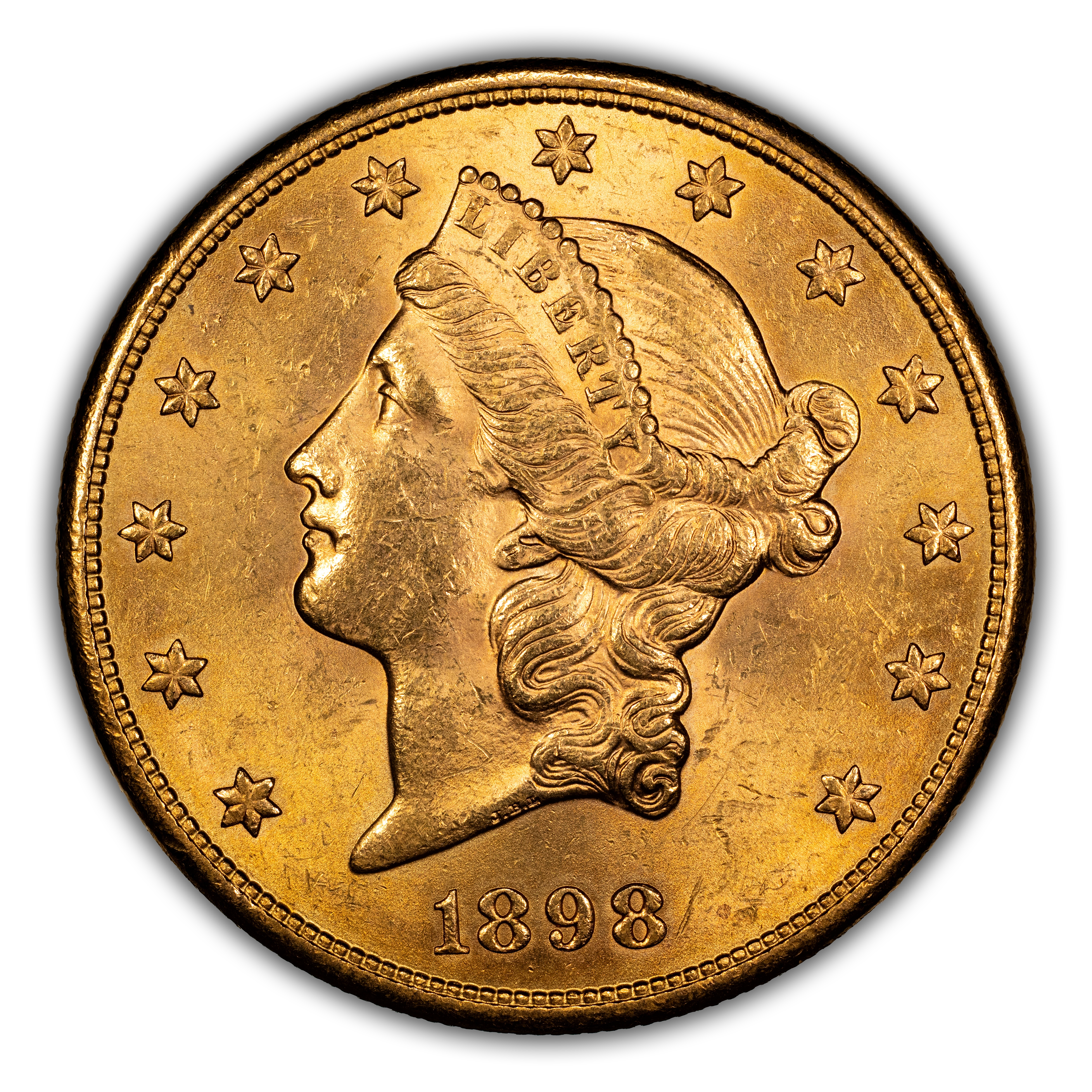 1898-S $20  MS thumbnail 3