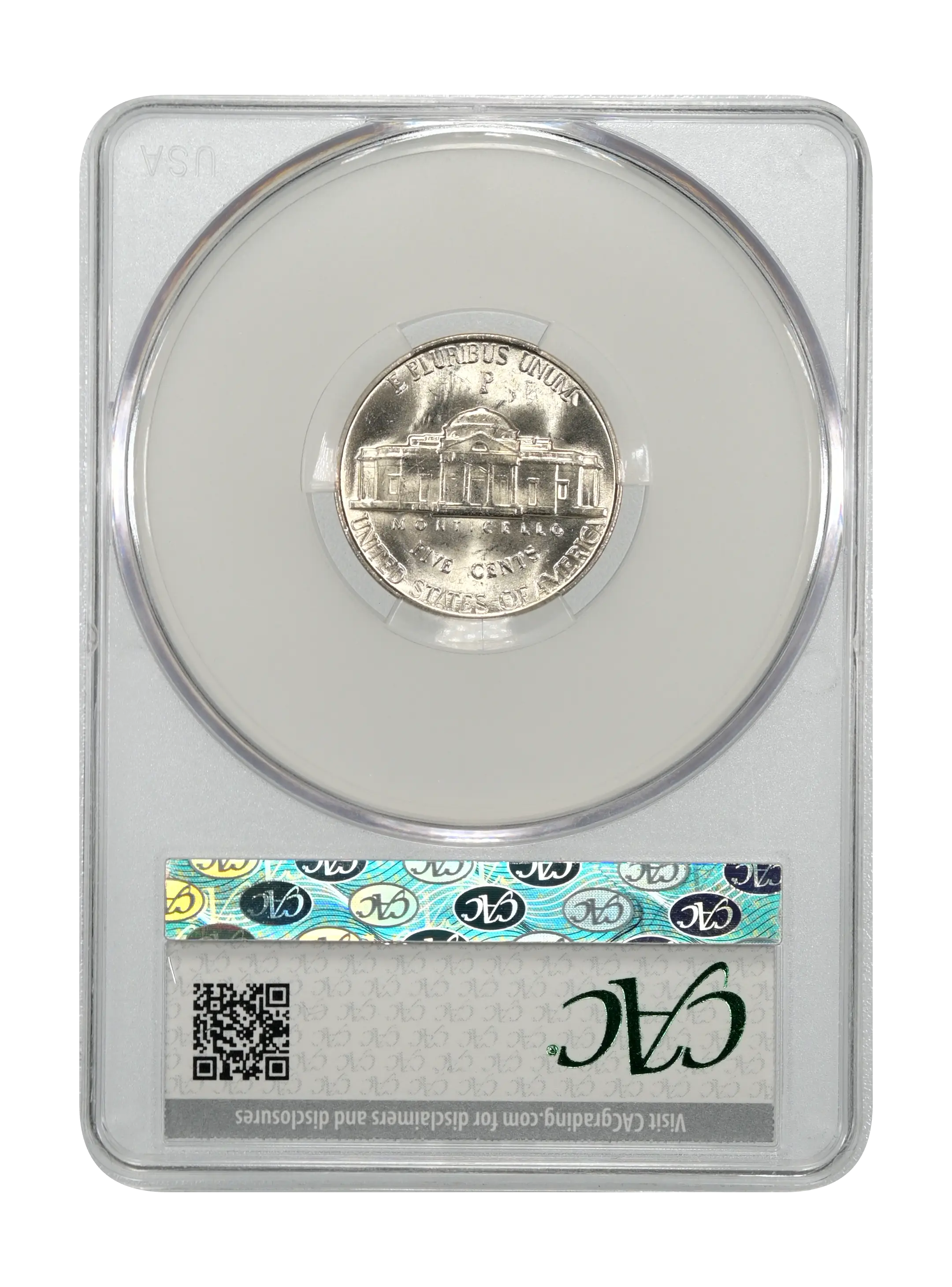 1945-P 5C Silver, Doubled Die Reverse, FS-801 MS thumbnail 7