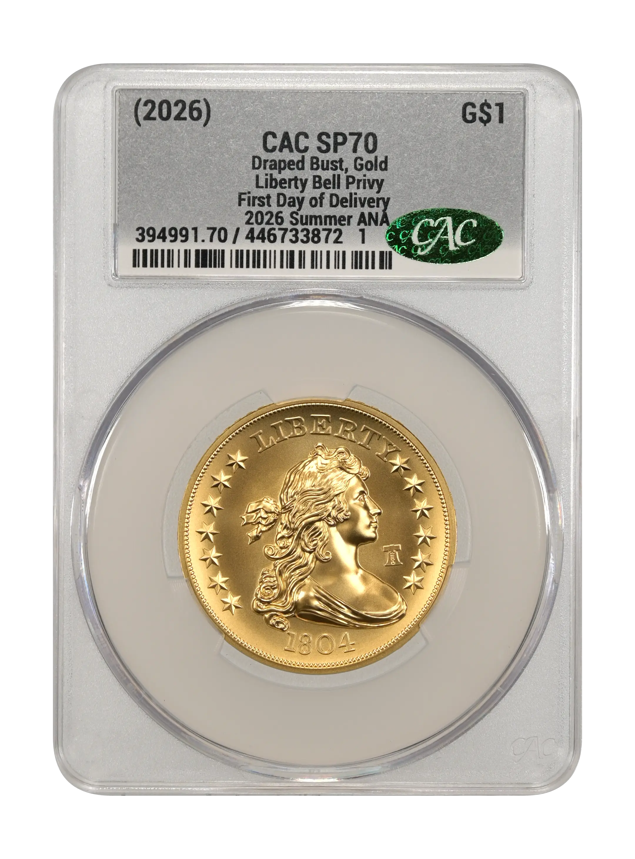 (2026) G$1 Gold Bust Dollar, 250th Anniversary Privy SP thumbnail 14