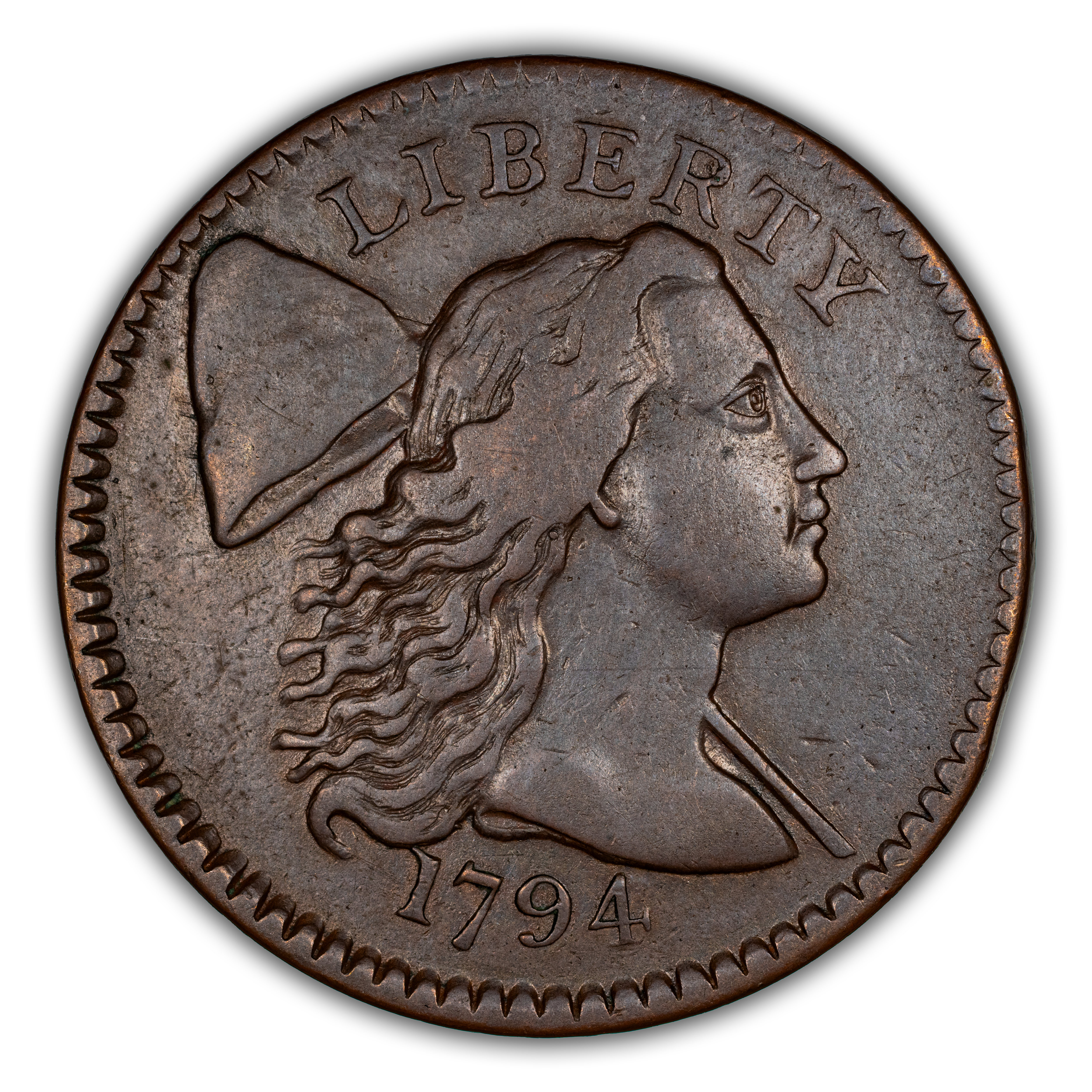 1794 1c No Fraction Bar, S-64  MS BN thumbnail 2