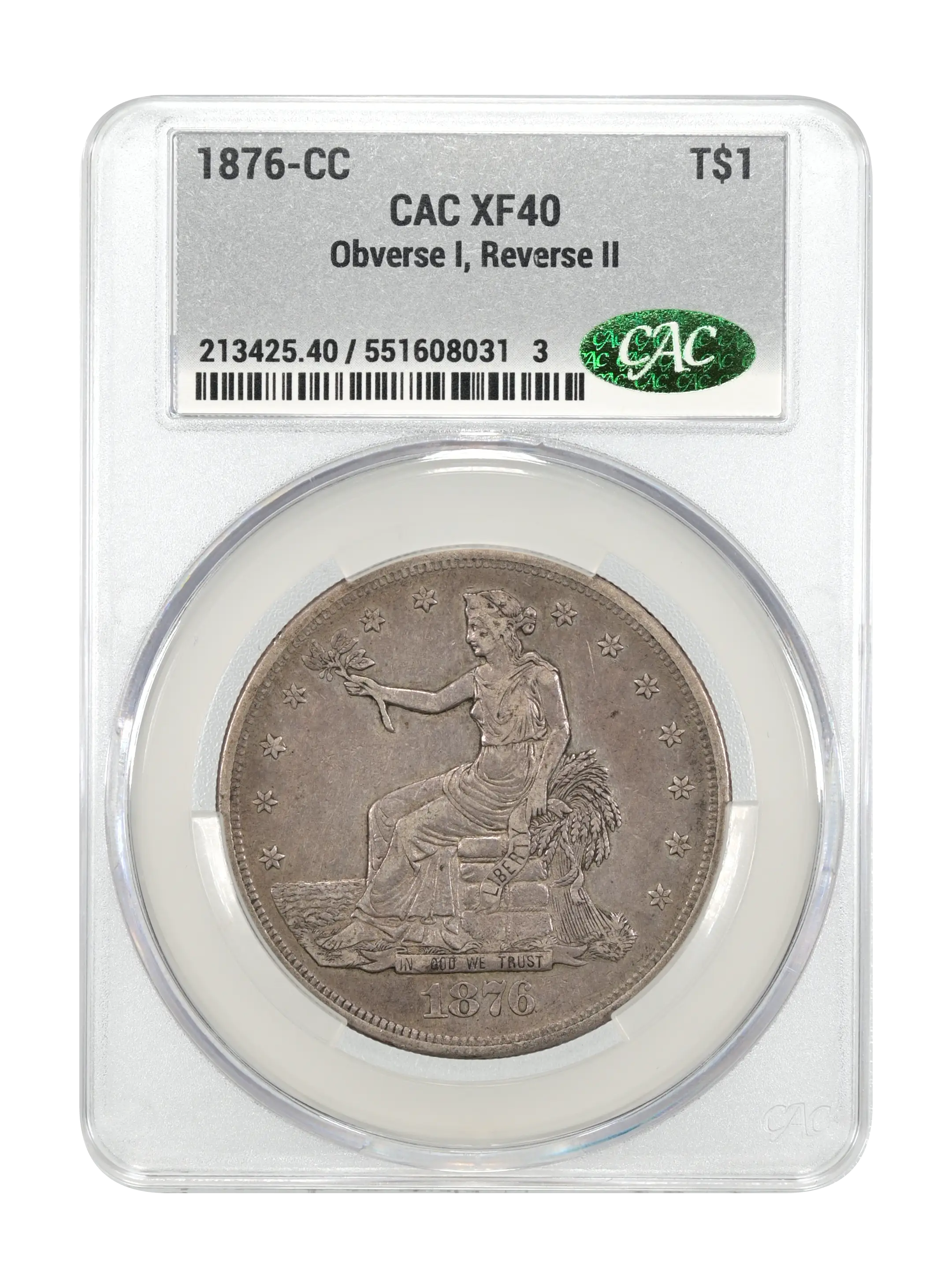 1876-CC Trade$ Obverse I, Reverse II MS thumbnail 18