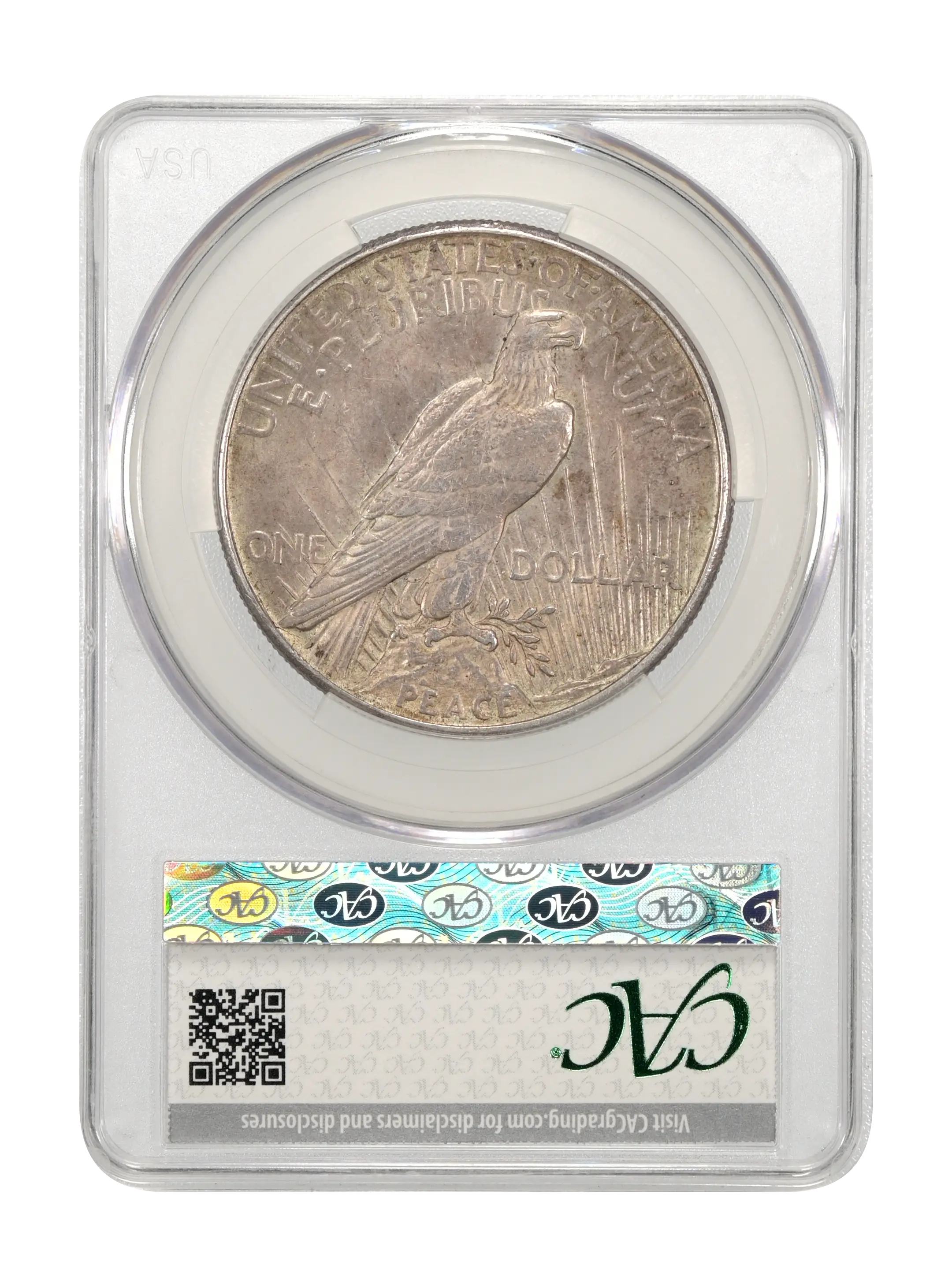 1921 $1  Peace, Polishing Lines, VAM 1H MS thumbnail 17