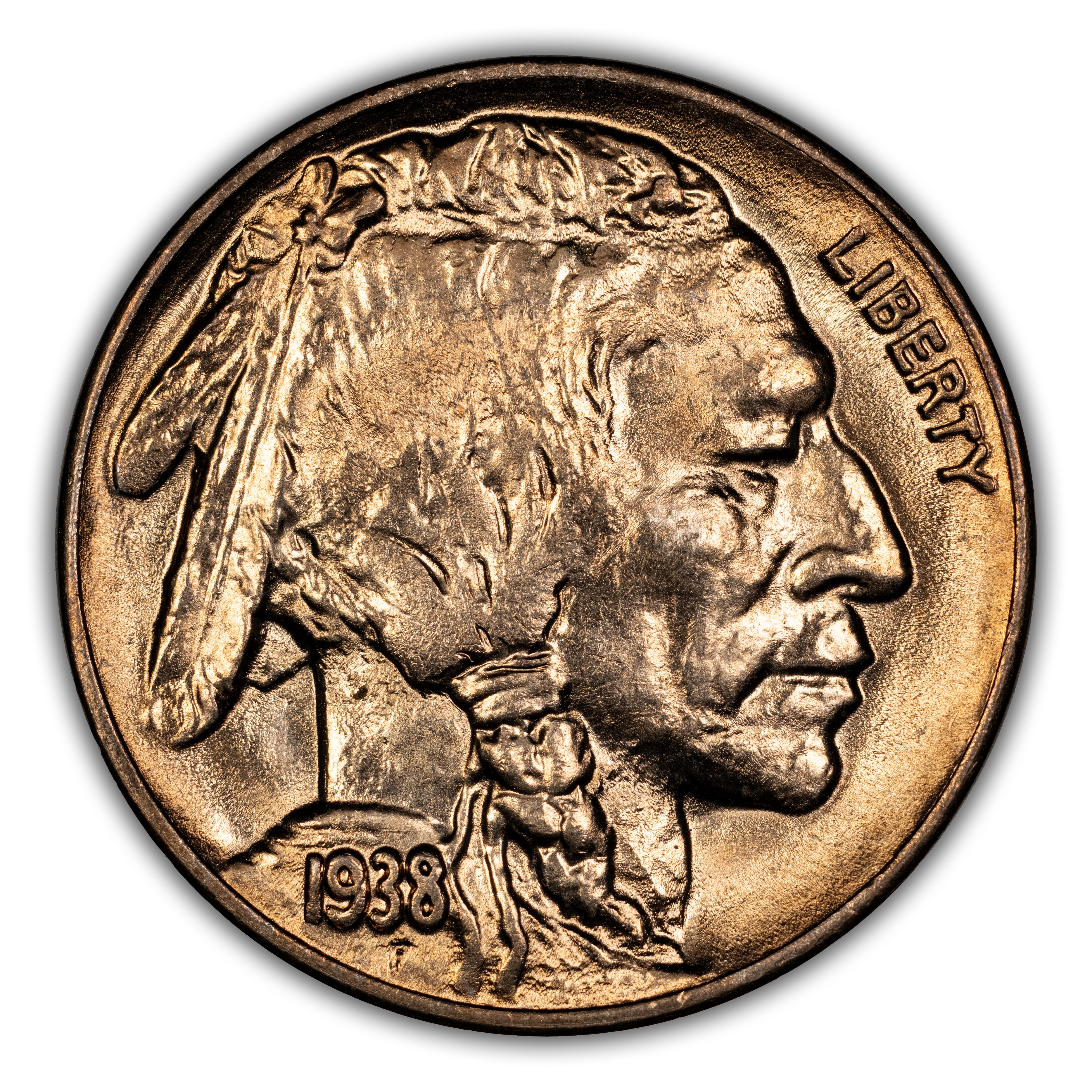 1938-D 5c Buffalo MS thumbnail 4