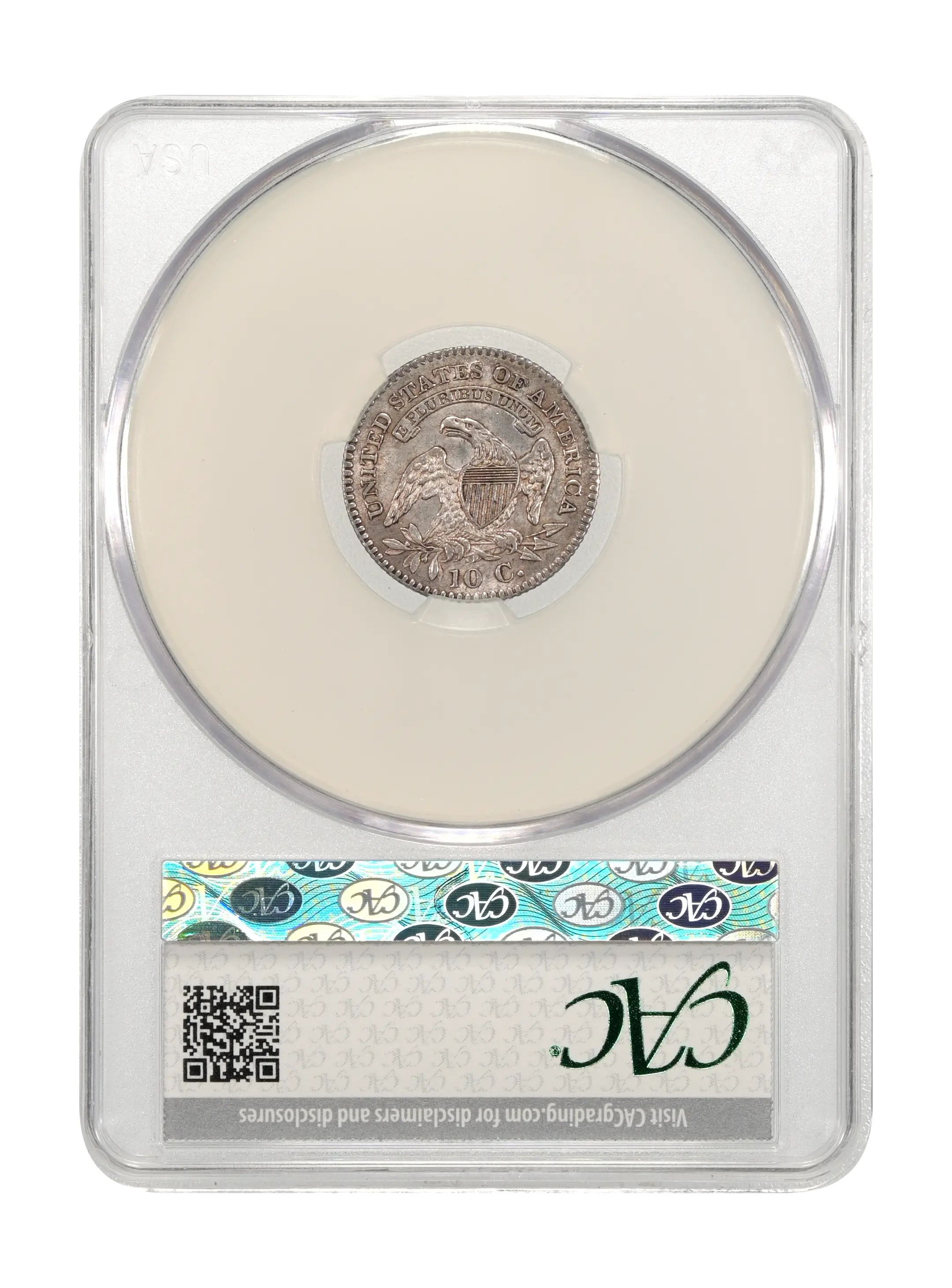 1821 10c Small Date, JR-10 MS thumbnail 16