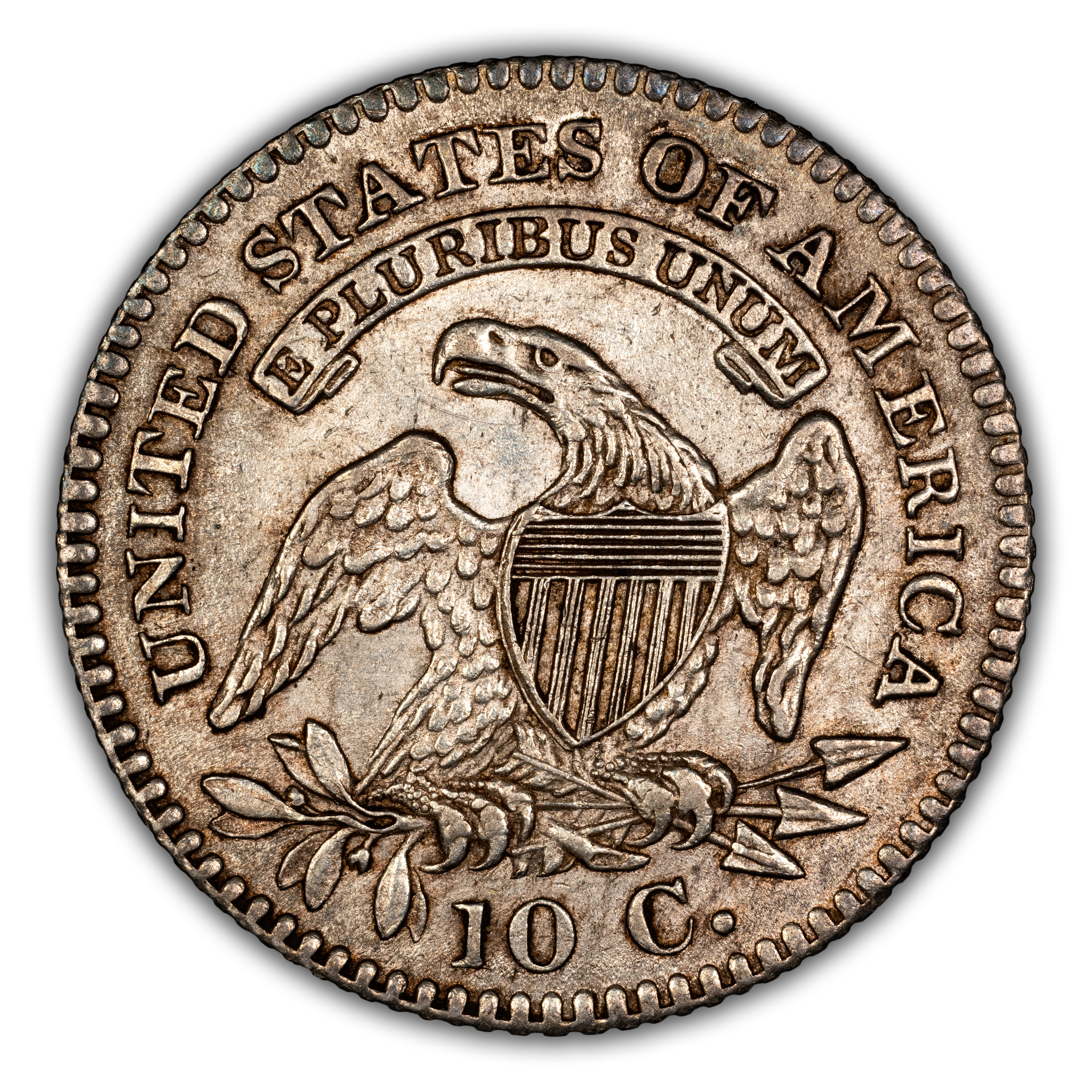 1821 10c Small Date, JR-10 MS thumbnail 7