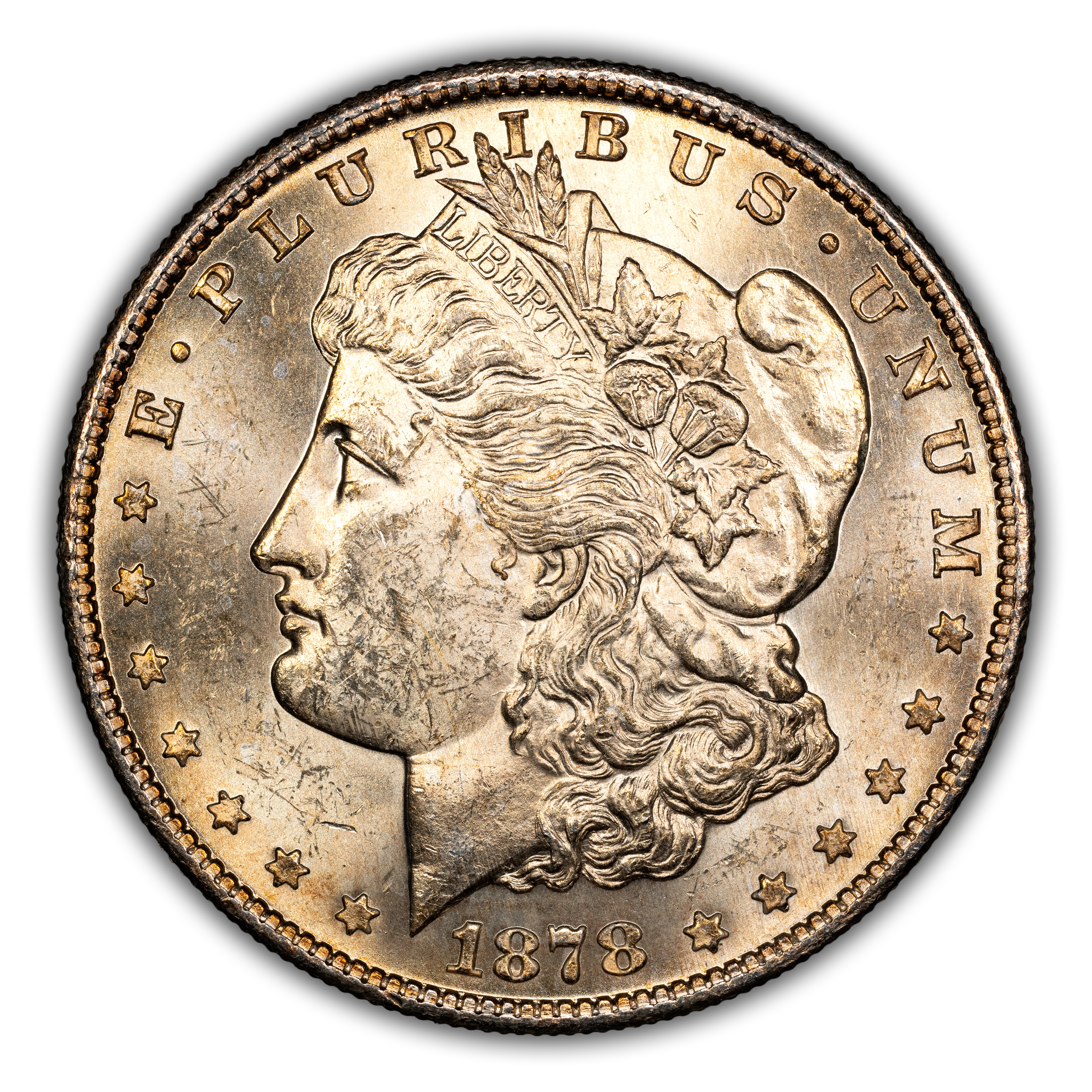 1878-S $1  Tripled Eyelid, VAM-5 MS thumbnail 2