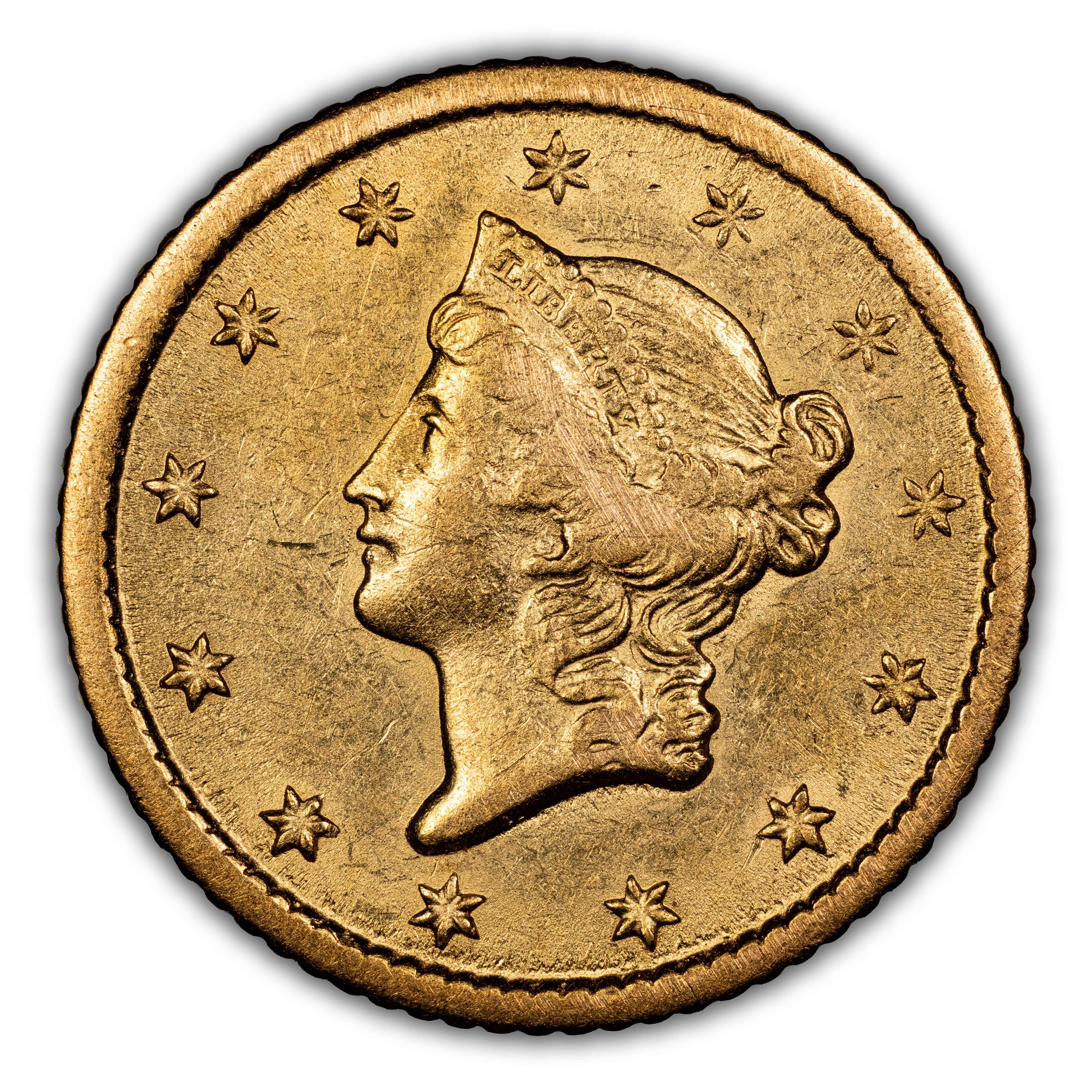 1851-O G$1 MS thumbnail 3