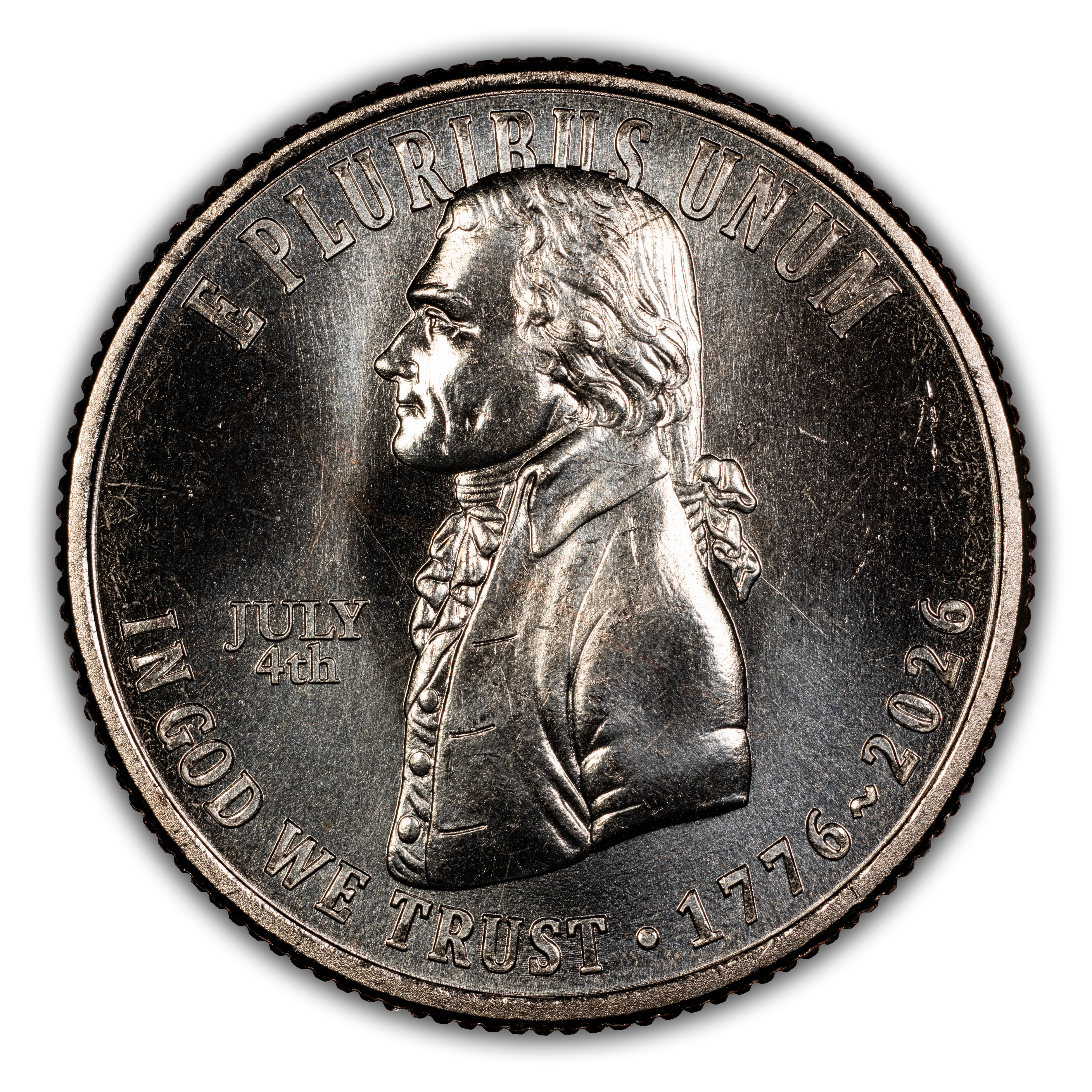 1776~2026 S25c 2.5oz Silver, Declaration of Independence, JULY 4th Privy MS thumbnail 20