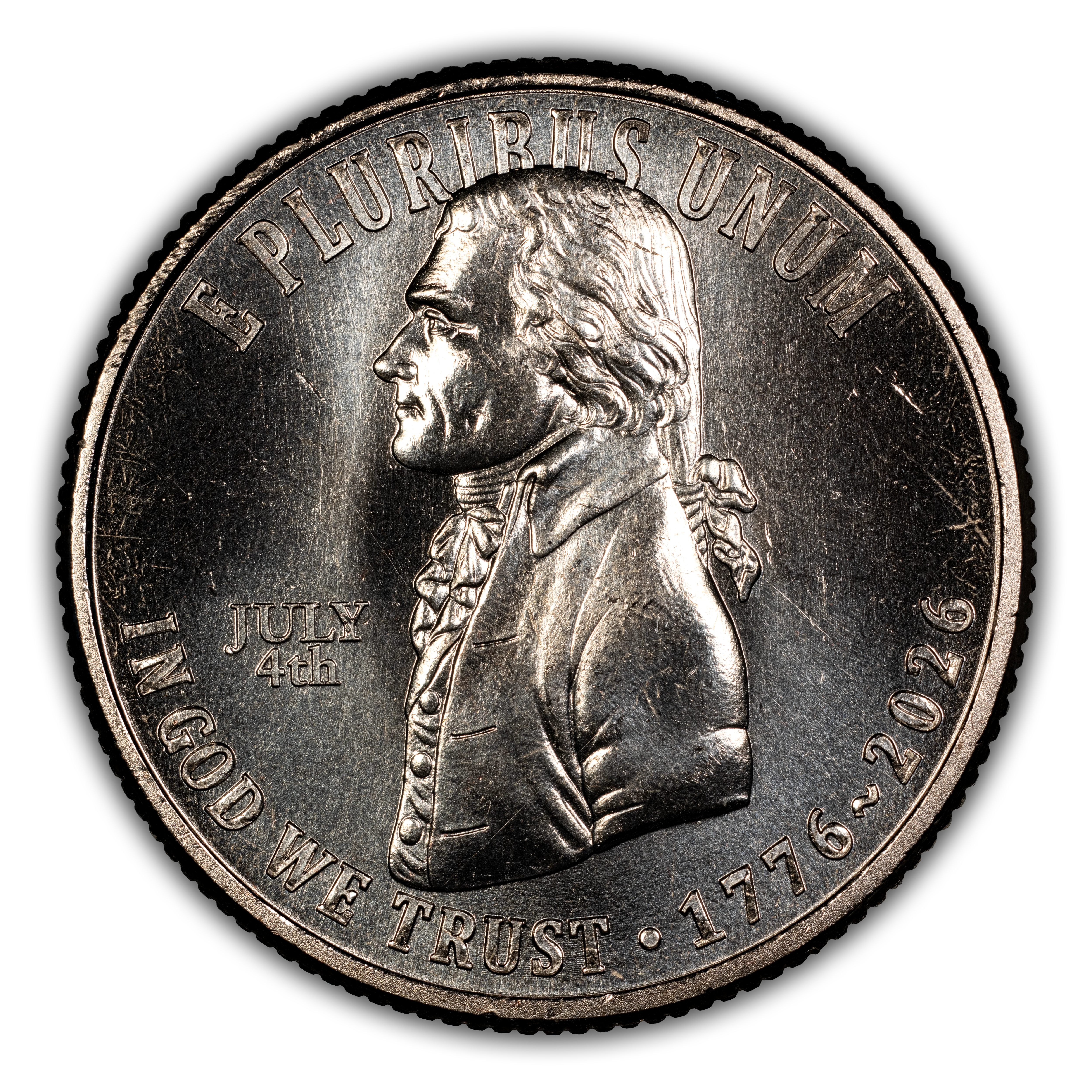 1776~2026 S25c 2.5oz Silver, Declaration of Independence, JULY 4th Privy MS thumbnail 13