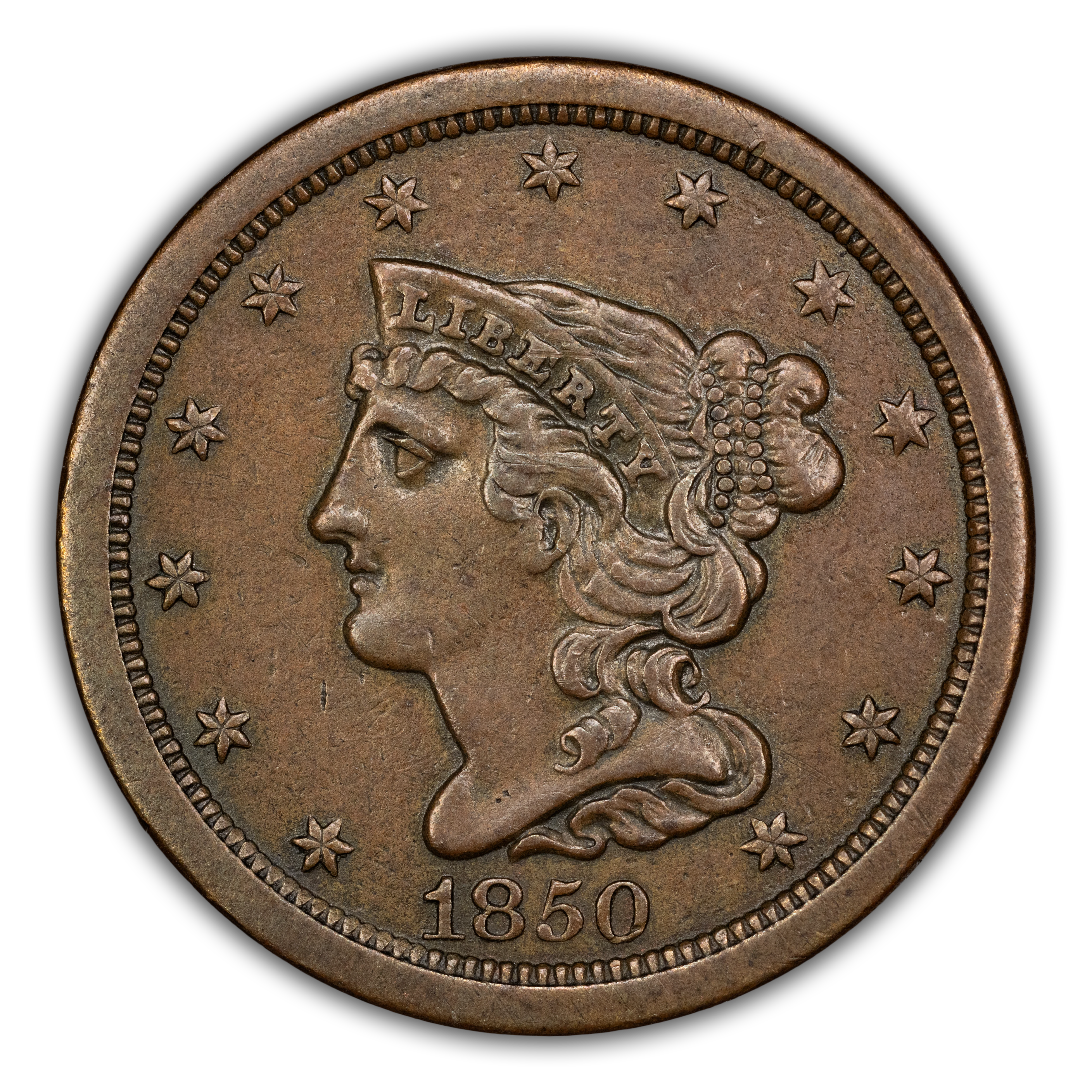1850 1/2c MS BN thumbnail 2