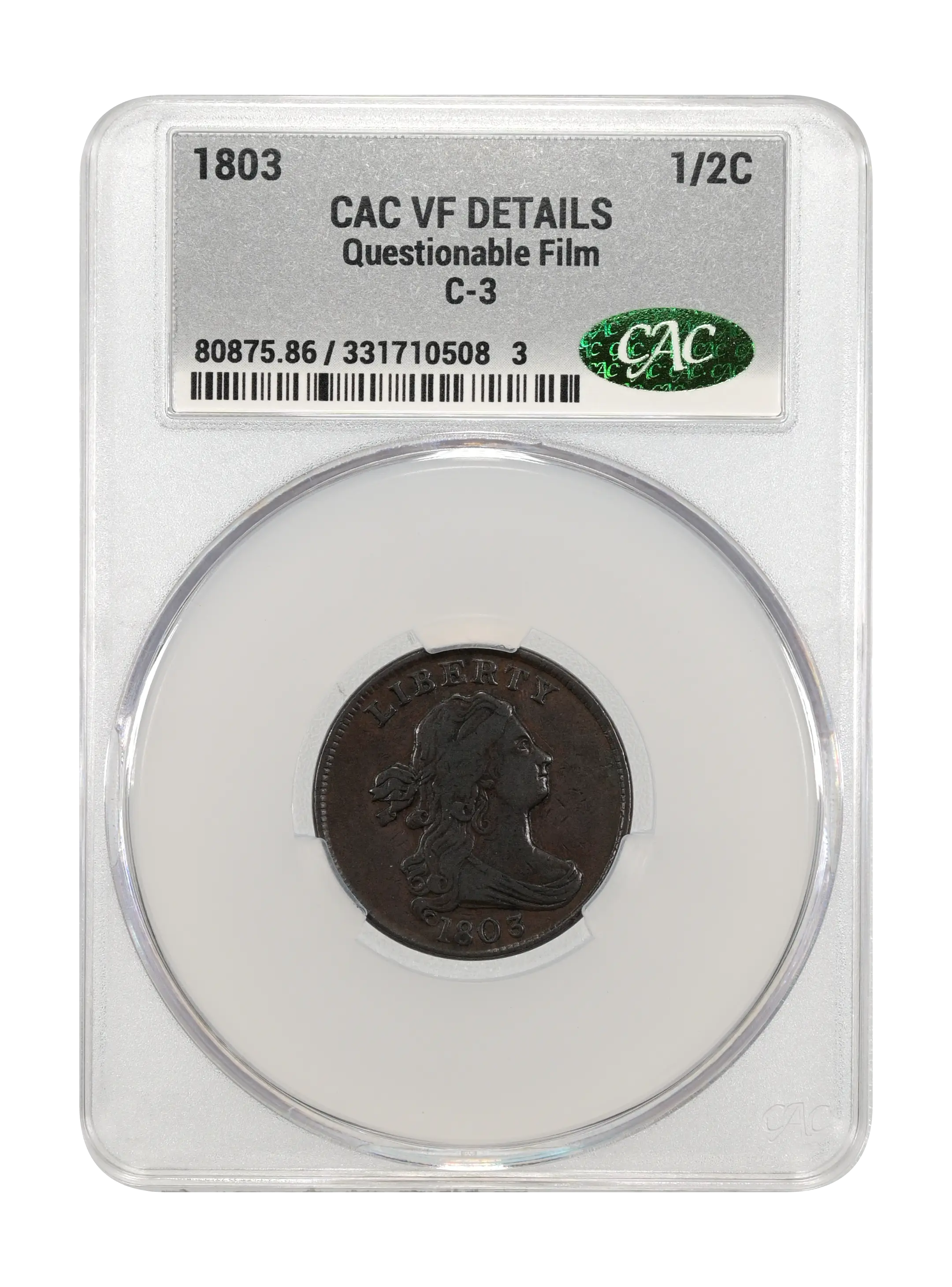 1803 1/2c C-3 MS BN thumbnail 15