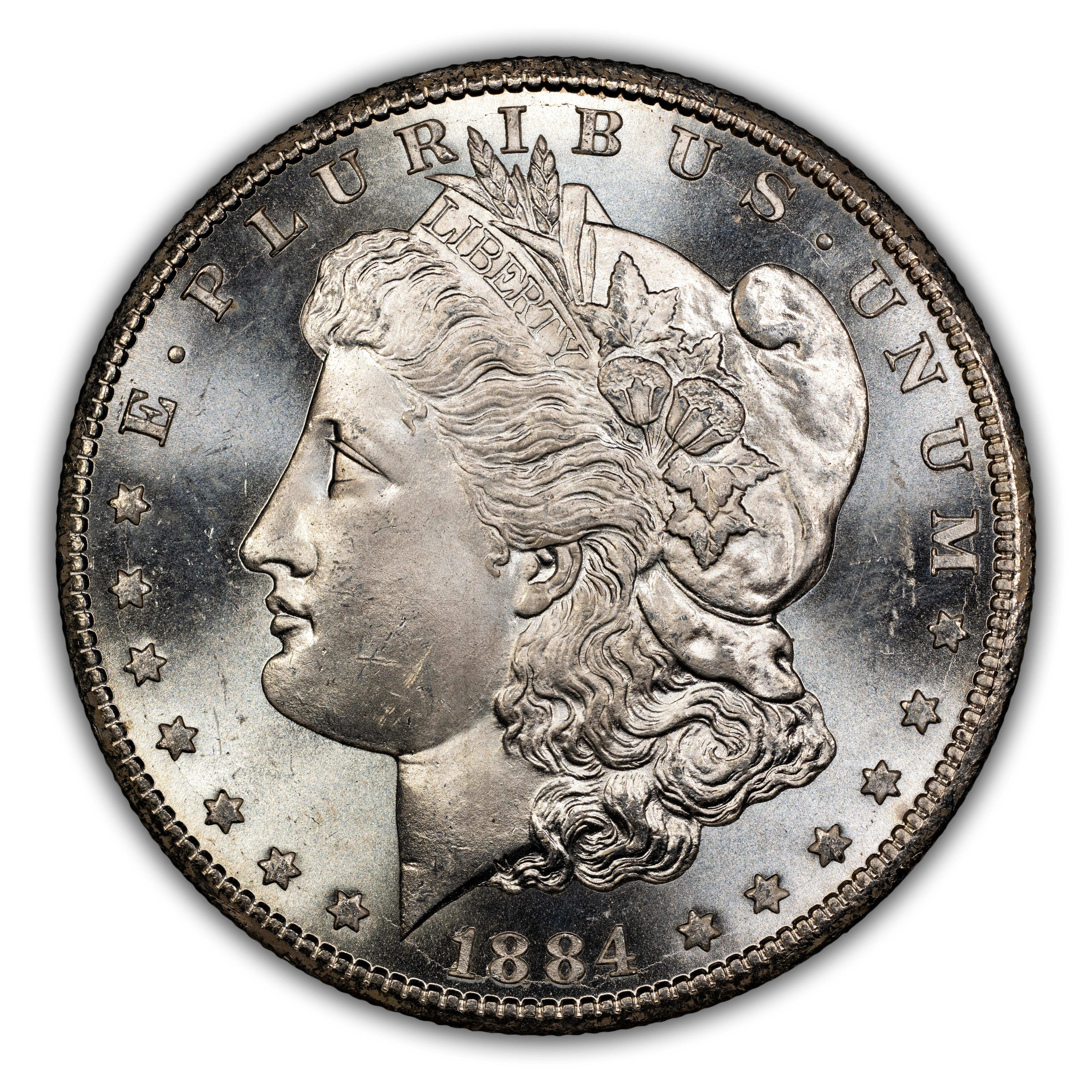 1884-CC $1  Spiked Date, VAM-4B AU50 CAC thumbnail 24